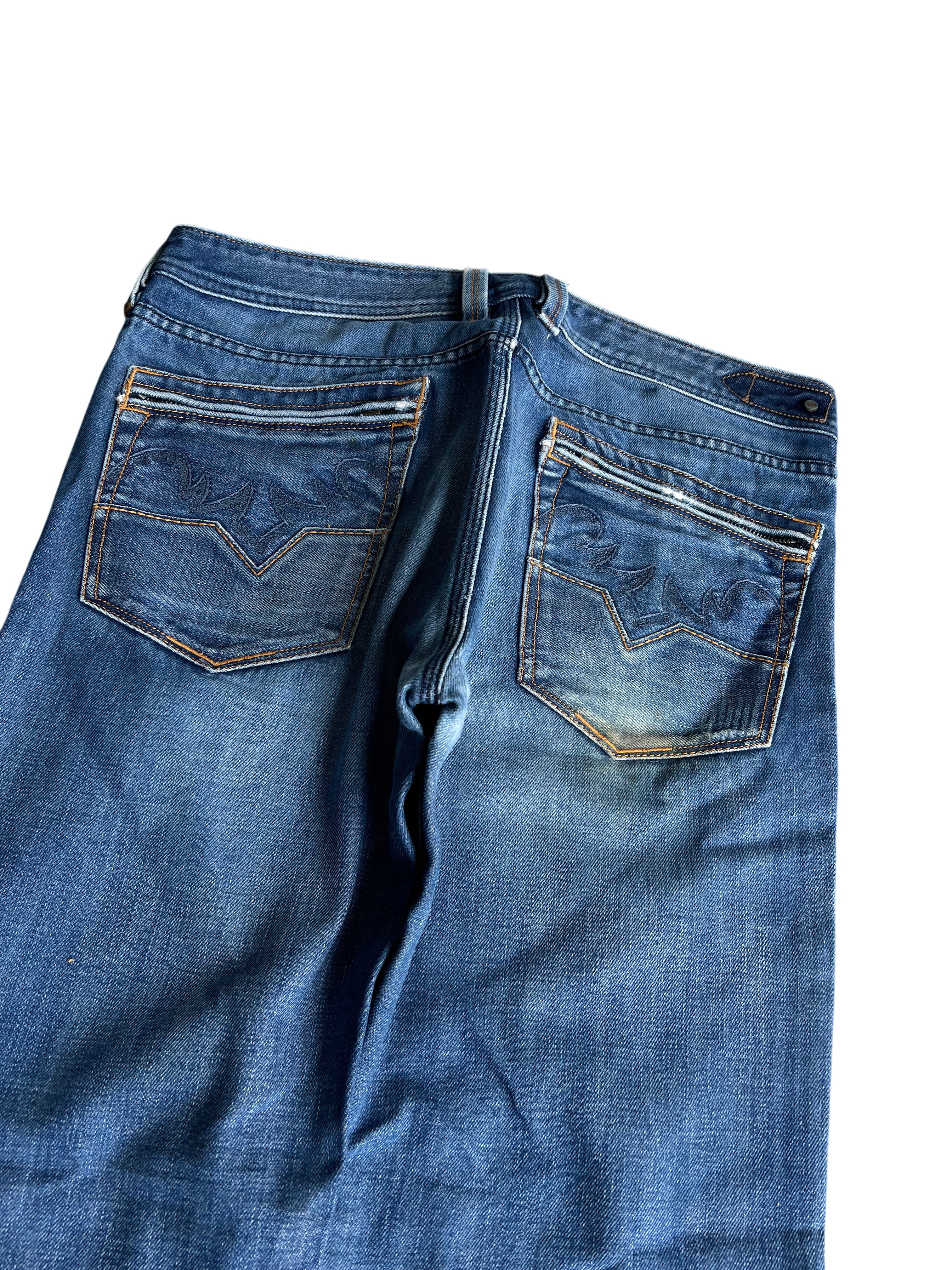 Diesel Fire Print Jeans (801)