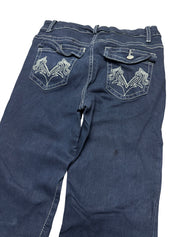 Y2K BOOTCUT WOMEN LOW WAIST JEANS (290)