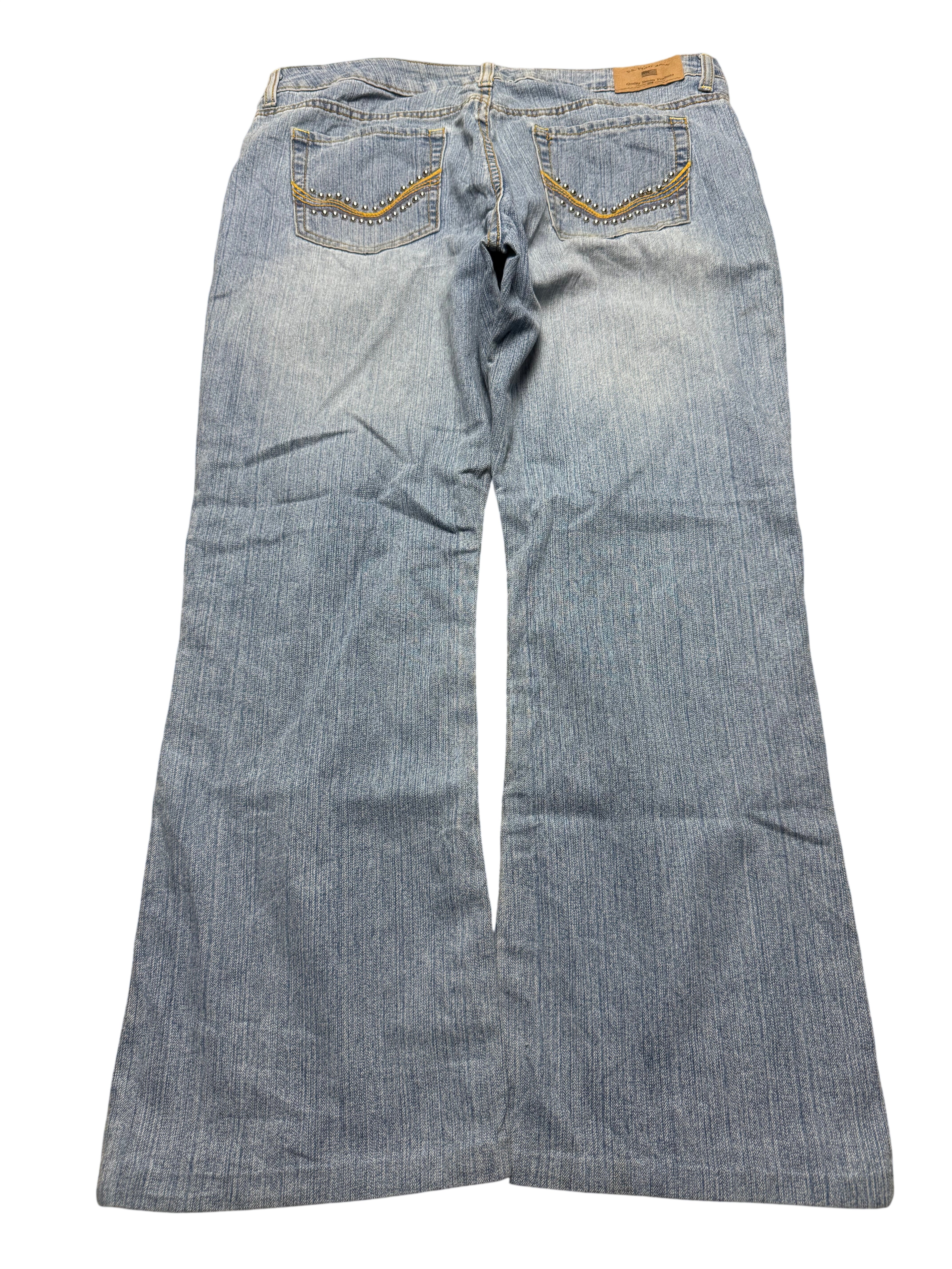 Y2K BOOTCUT WOMEN LOW WAIST JEANS (293)
