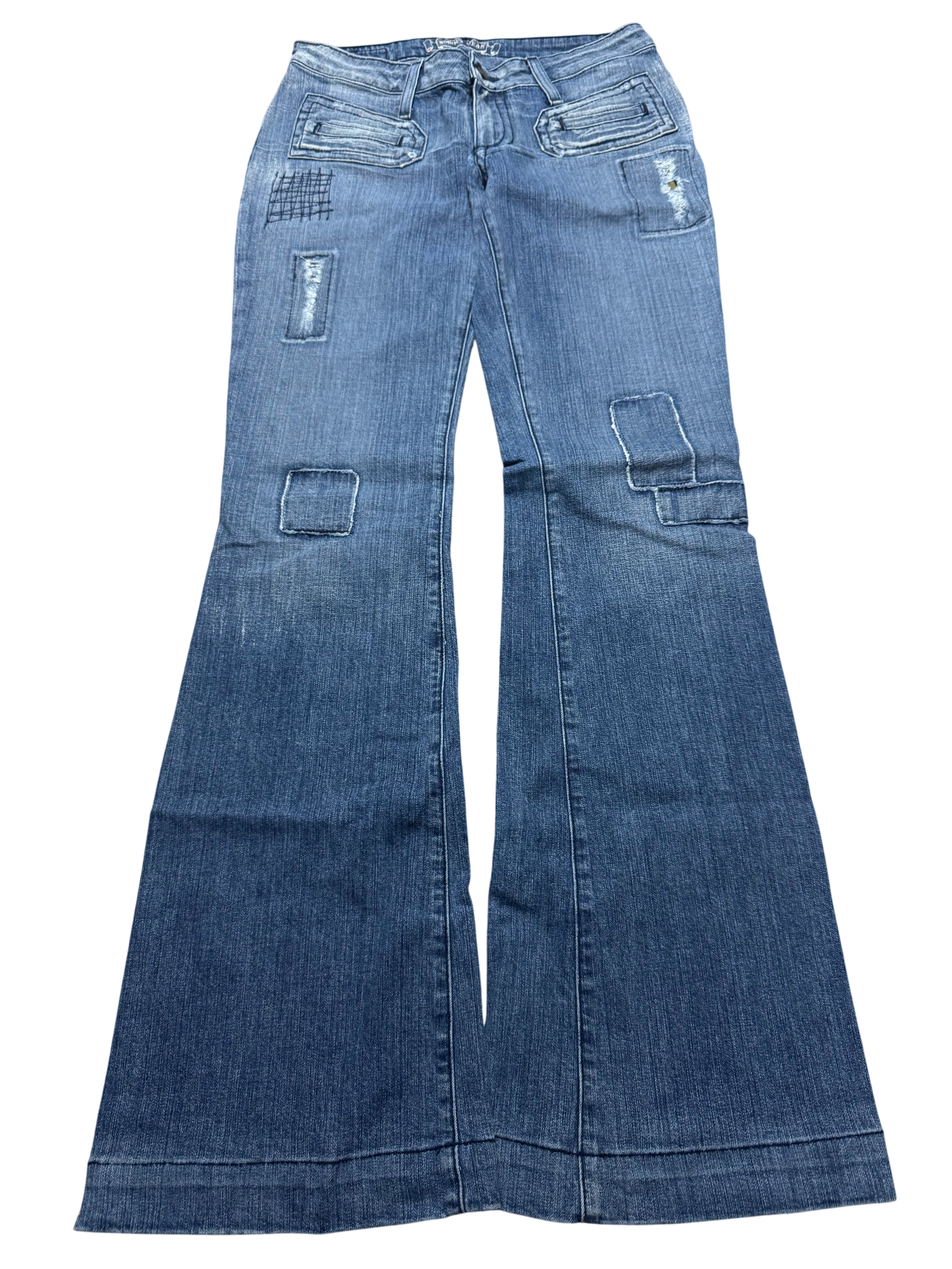 Y2K BOOTCUT WOMEN LOW WAIST JEANS (250)