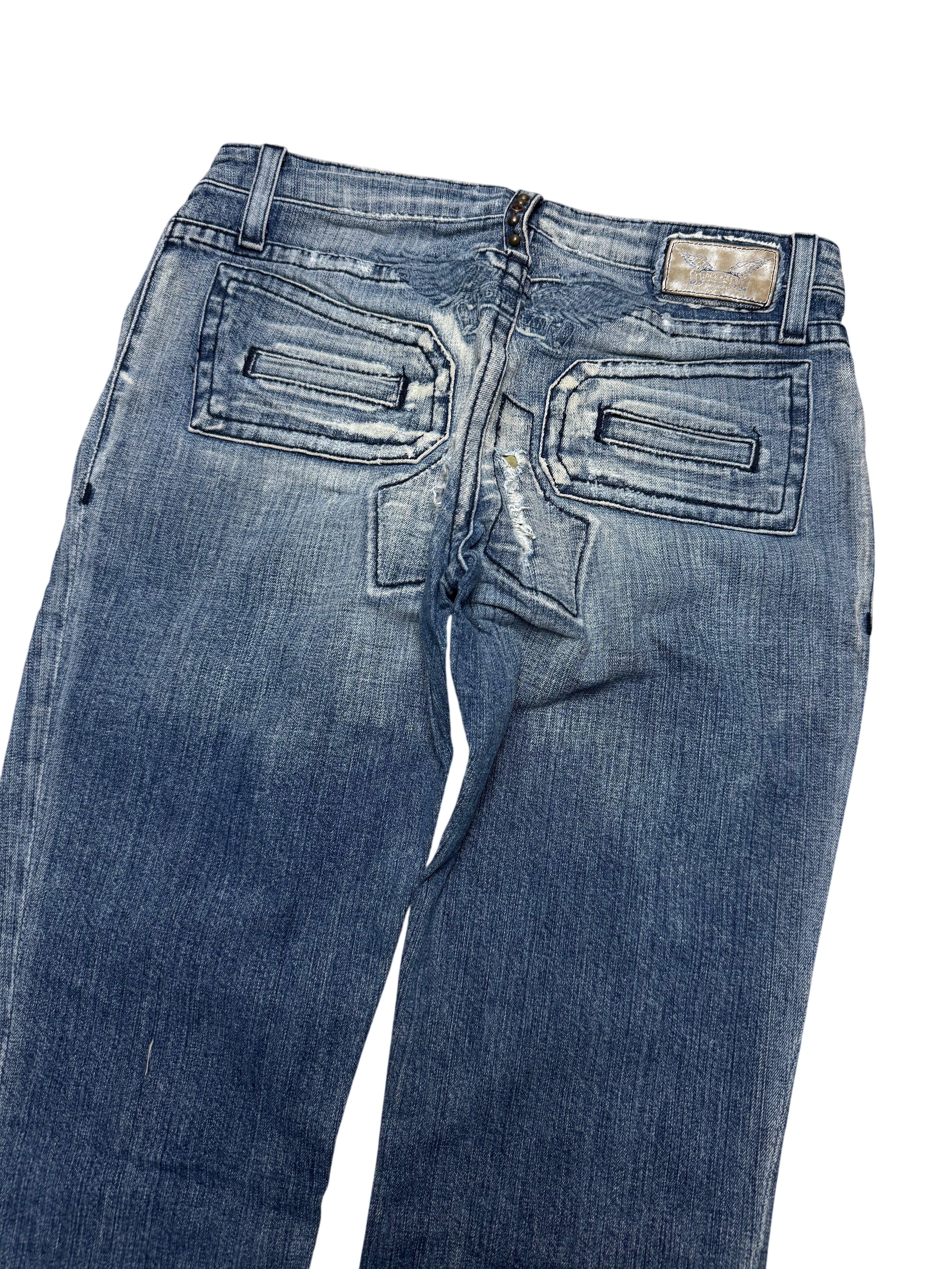 Y2K BOOTCUT WOMEN LOW WAIST JEANS (250)