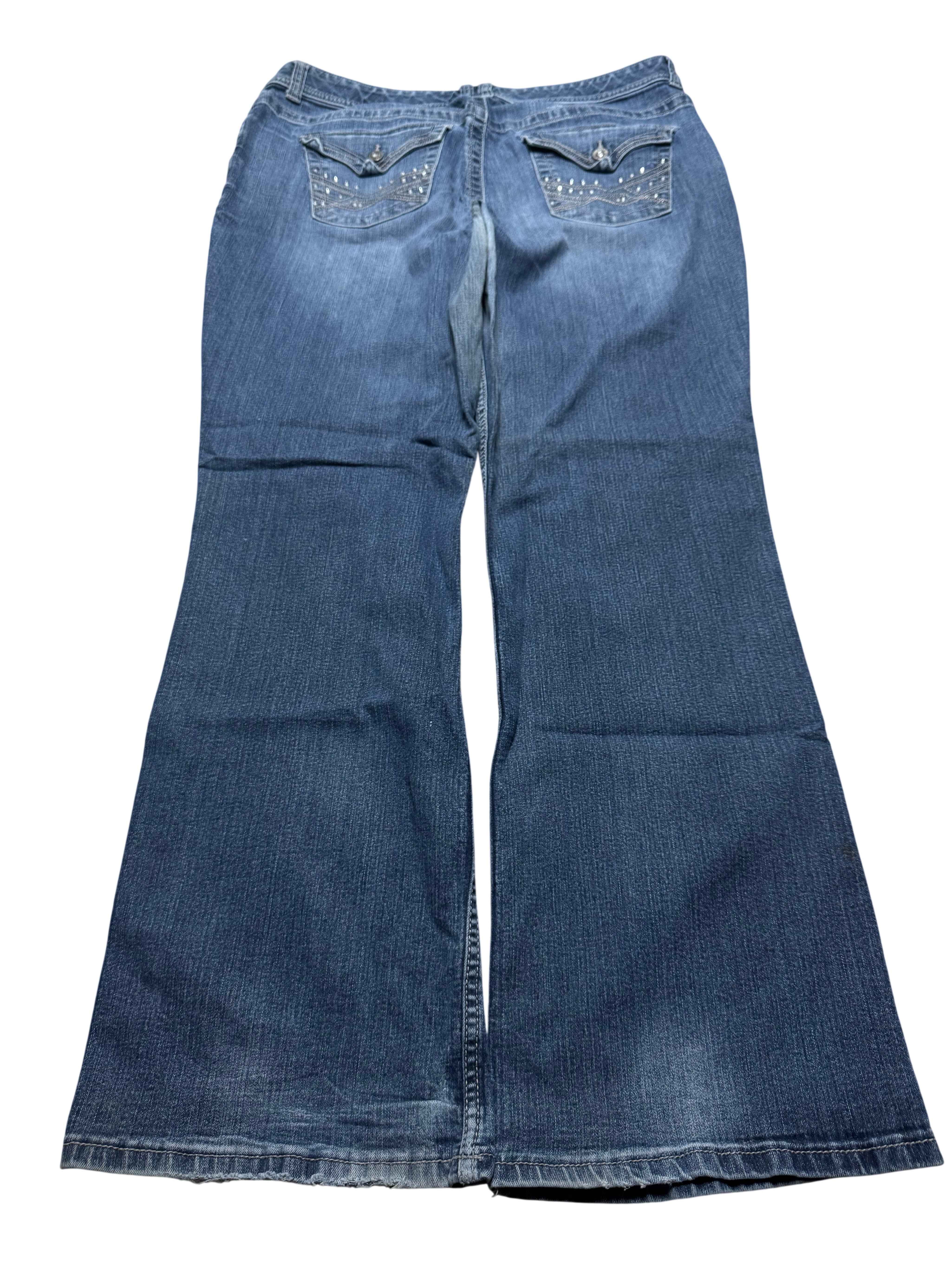 Y2K BOOTCUT WOMEN LOW WAIST JEANS (254)