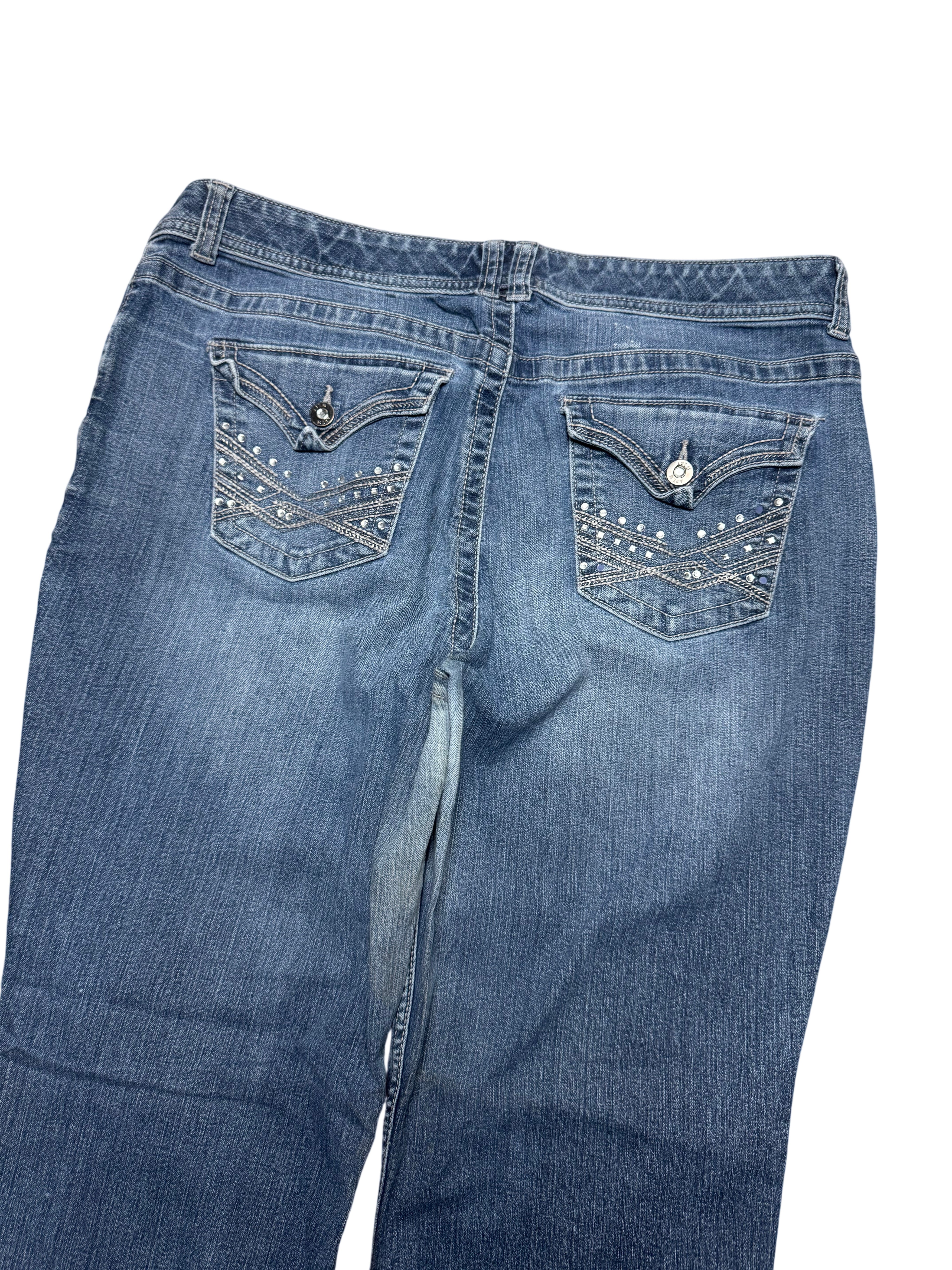Y2K BOOTCUT WOMEN LOW WAIST JEANS (254)