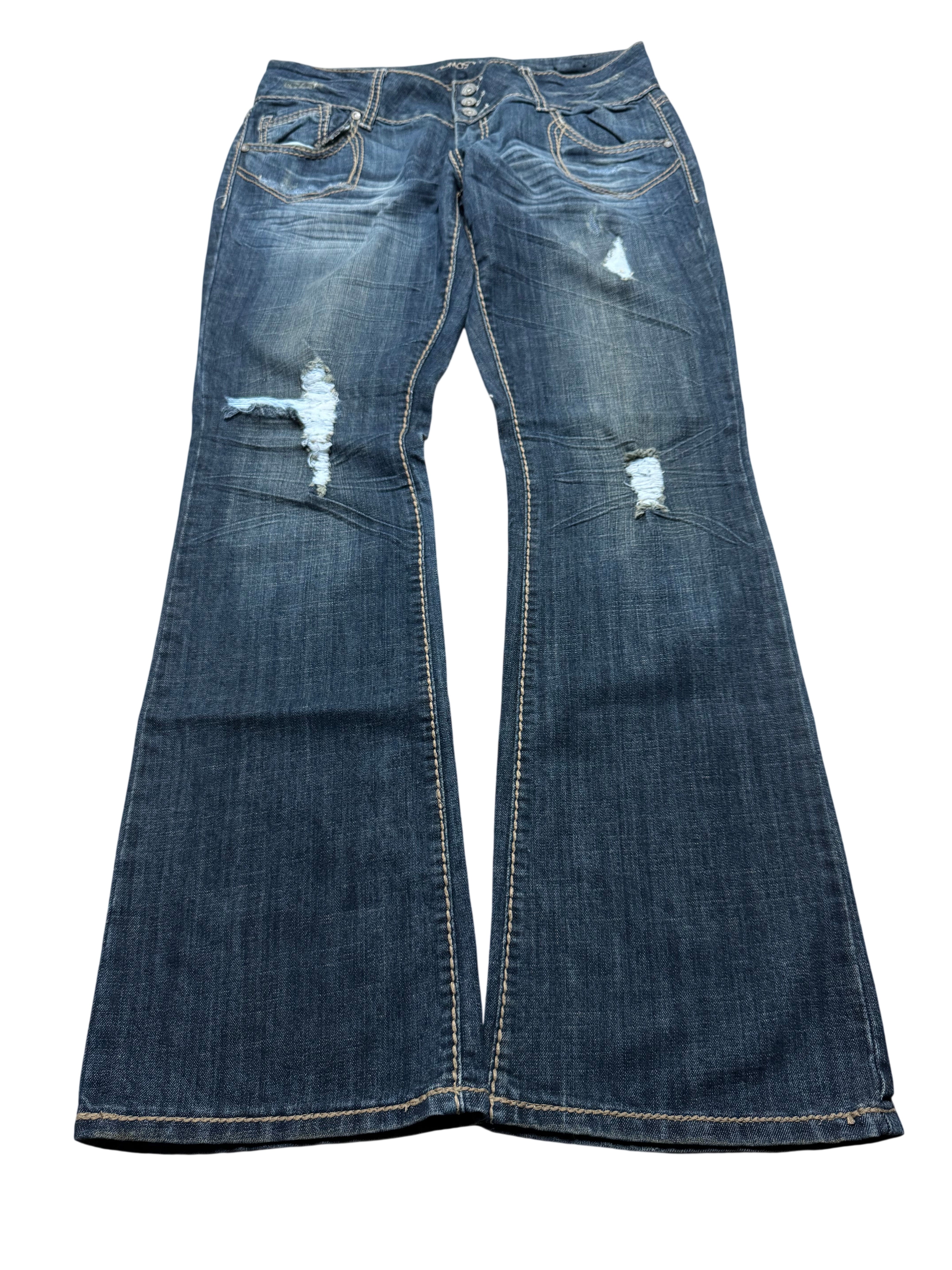 Y2K BOOTCUT WOMEN LOW WAIST JEANS (255)