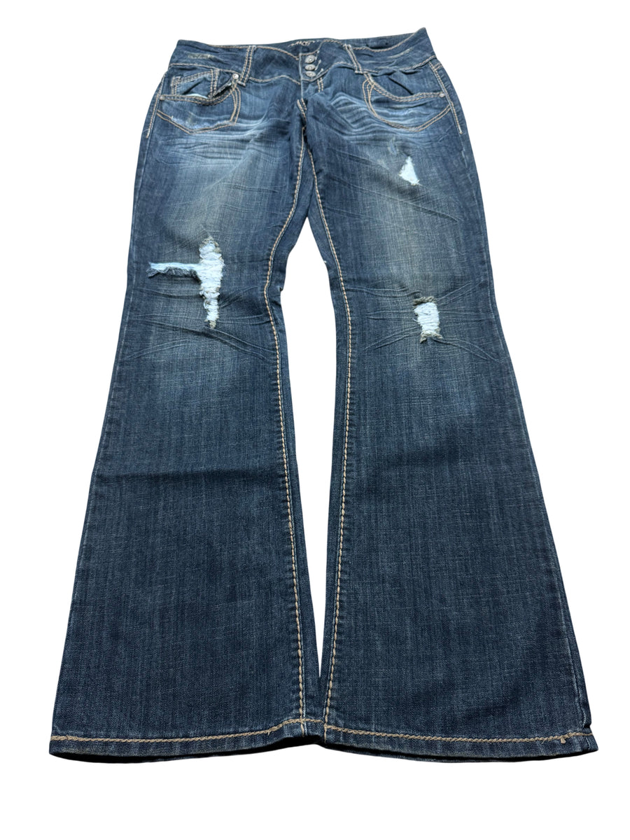 Y2K BOOTCUT WOMEN LOW WAIST JEANS (255)