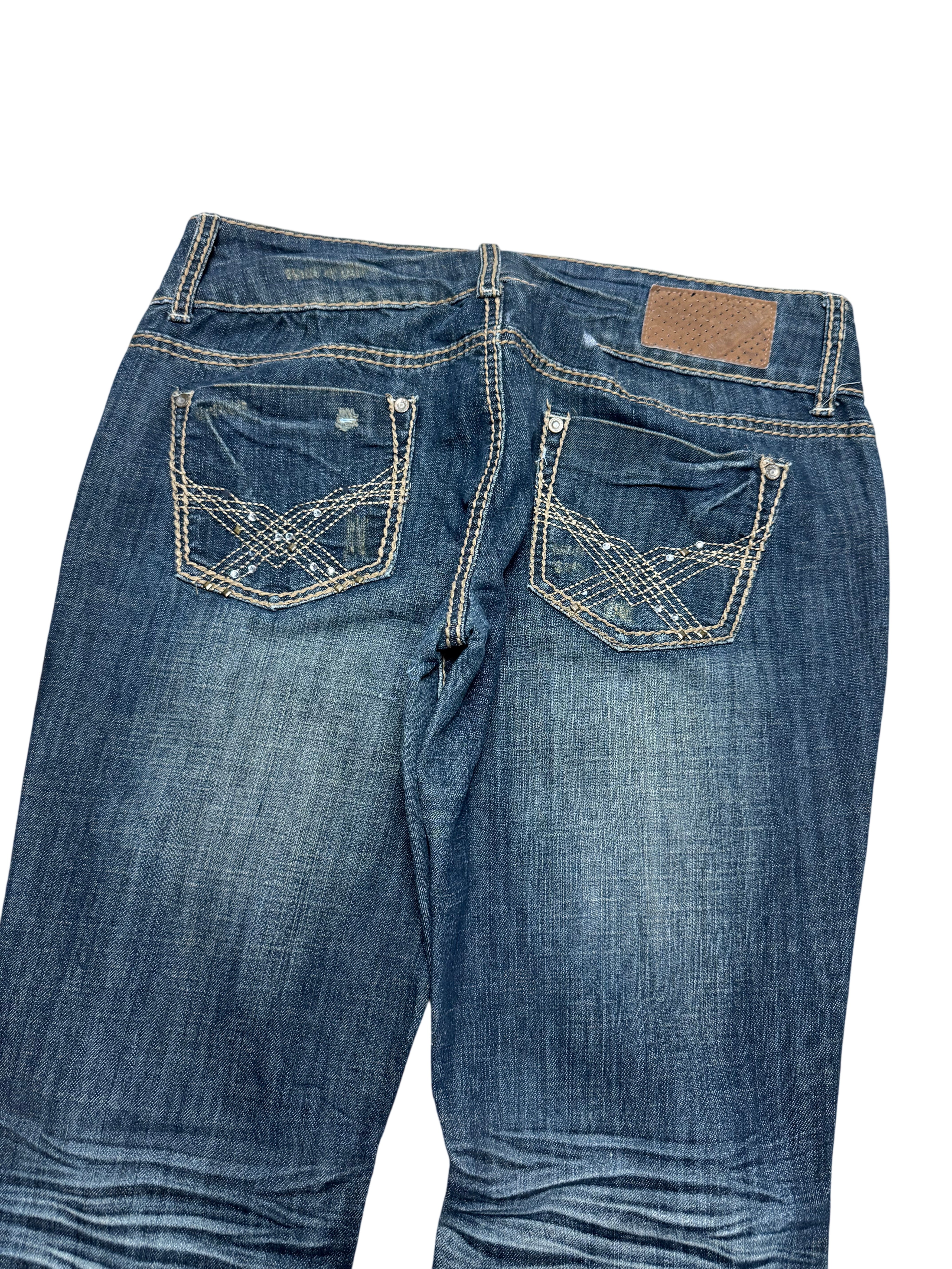 Y2K BOOTCUT WOMEN LOW WAIST JEANS (255)
