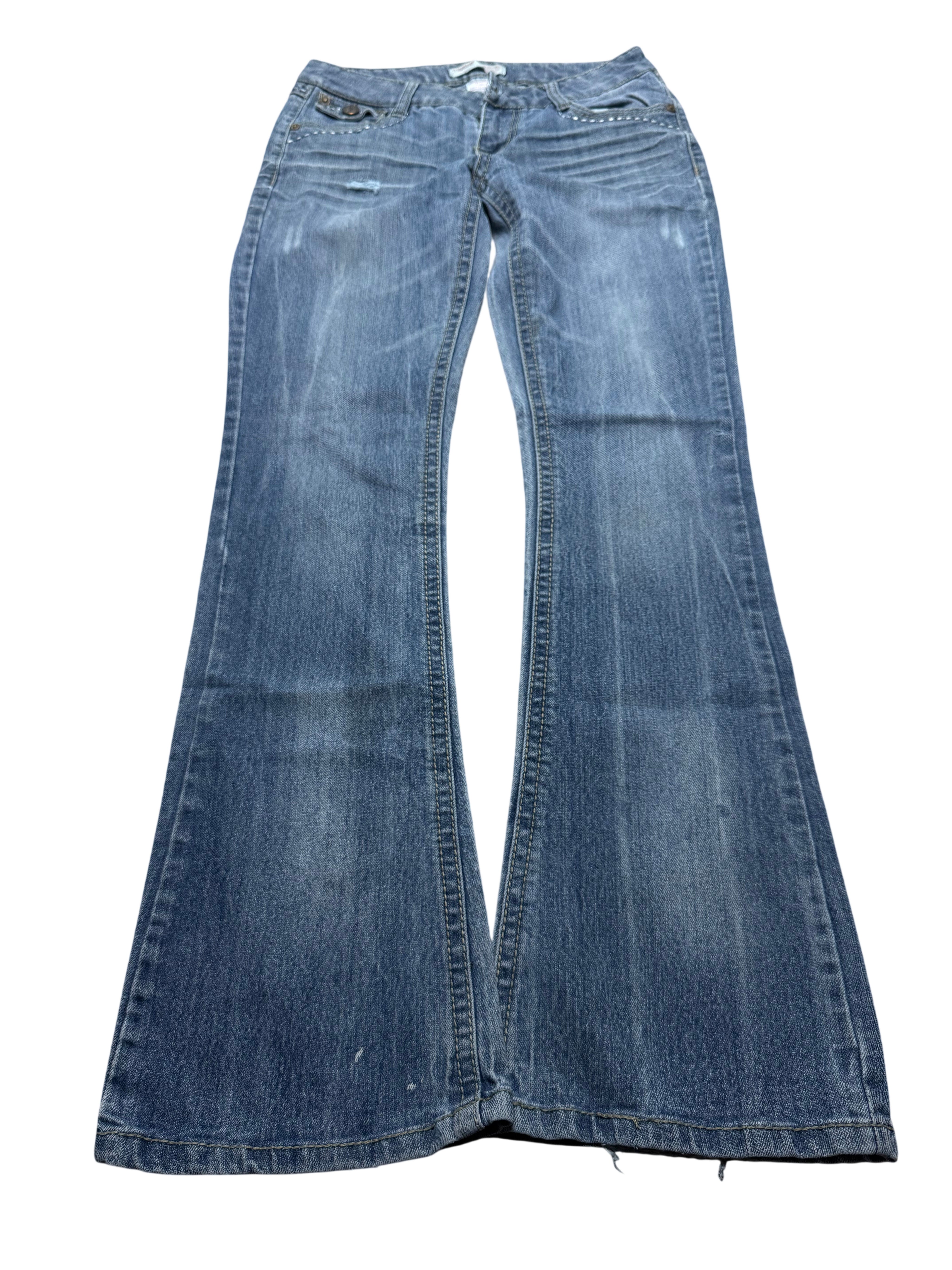 Y2K BOOTCUT WOMEN LOW WAIST JEANS (258)