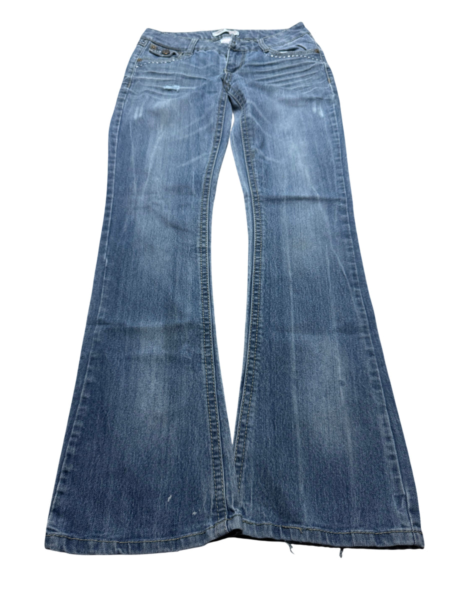 Y2K BOOTCUT WOMEN LOW WAIST JEANS (258)
