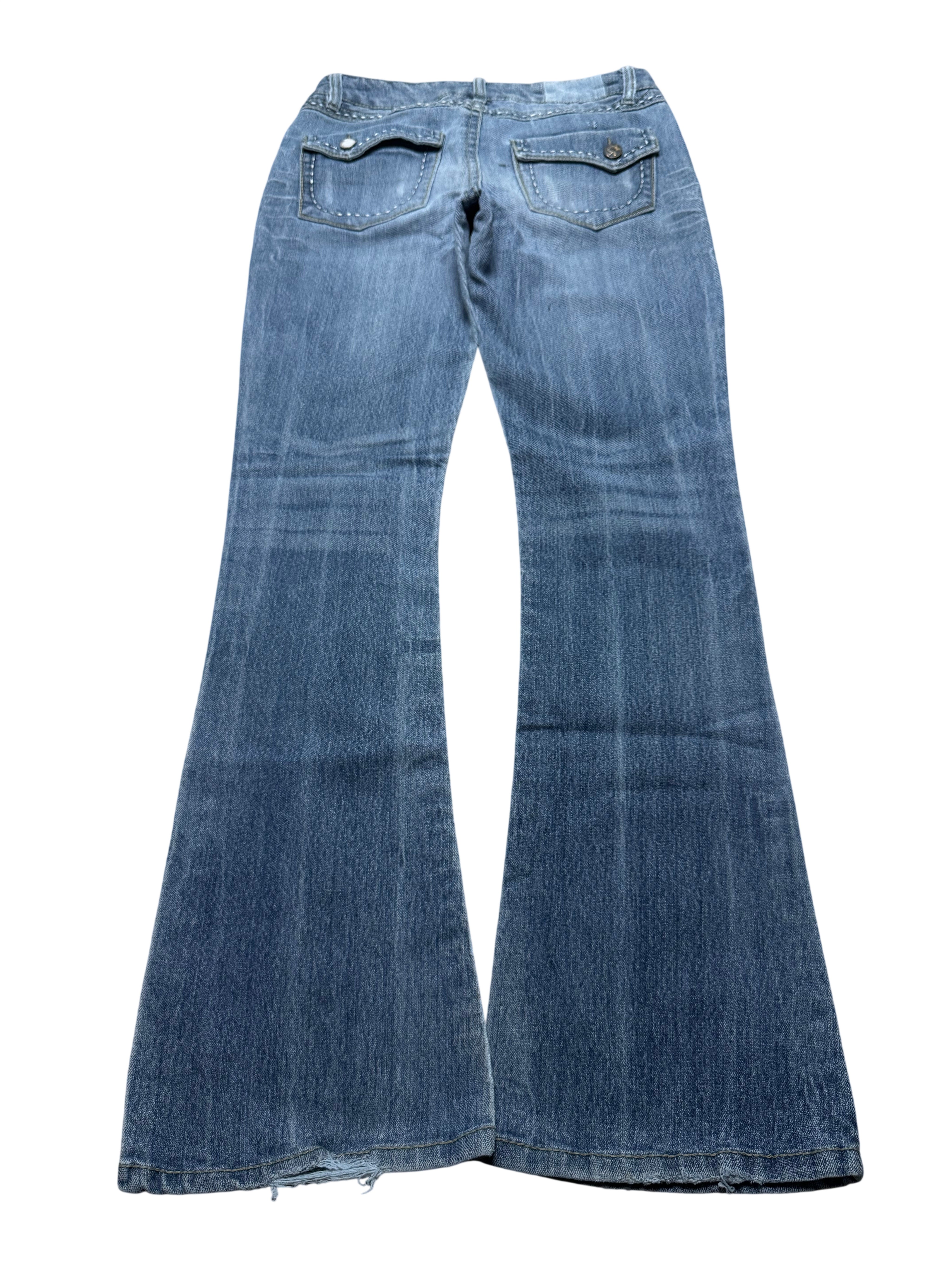 Y2K BOOTCUT WOMEN LOW WAIST JEANS (258)