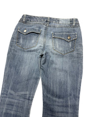 Y2K BOOTCUT WOMEN LOW WAIST JEANS (258)