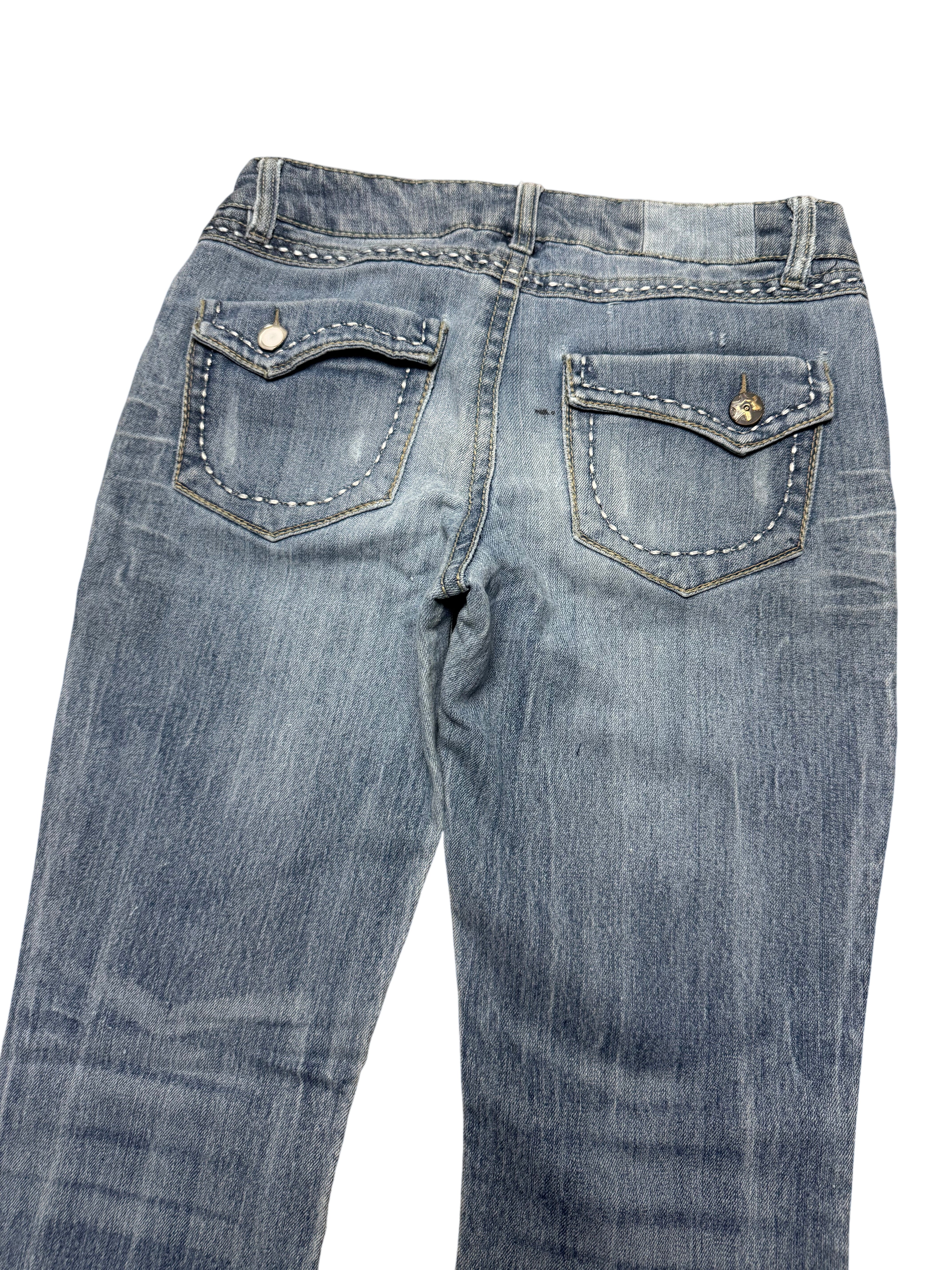 Y2K BOOTCUT WOMEN LOW WAIST JEANS (258)