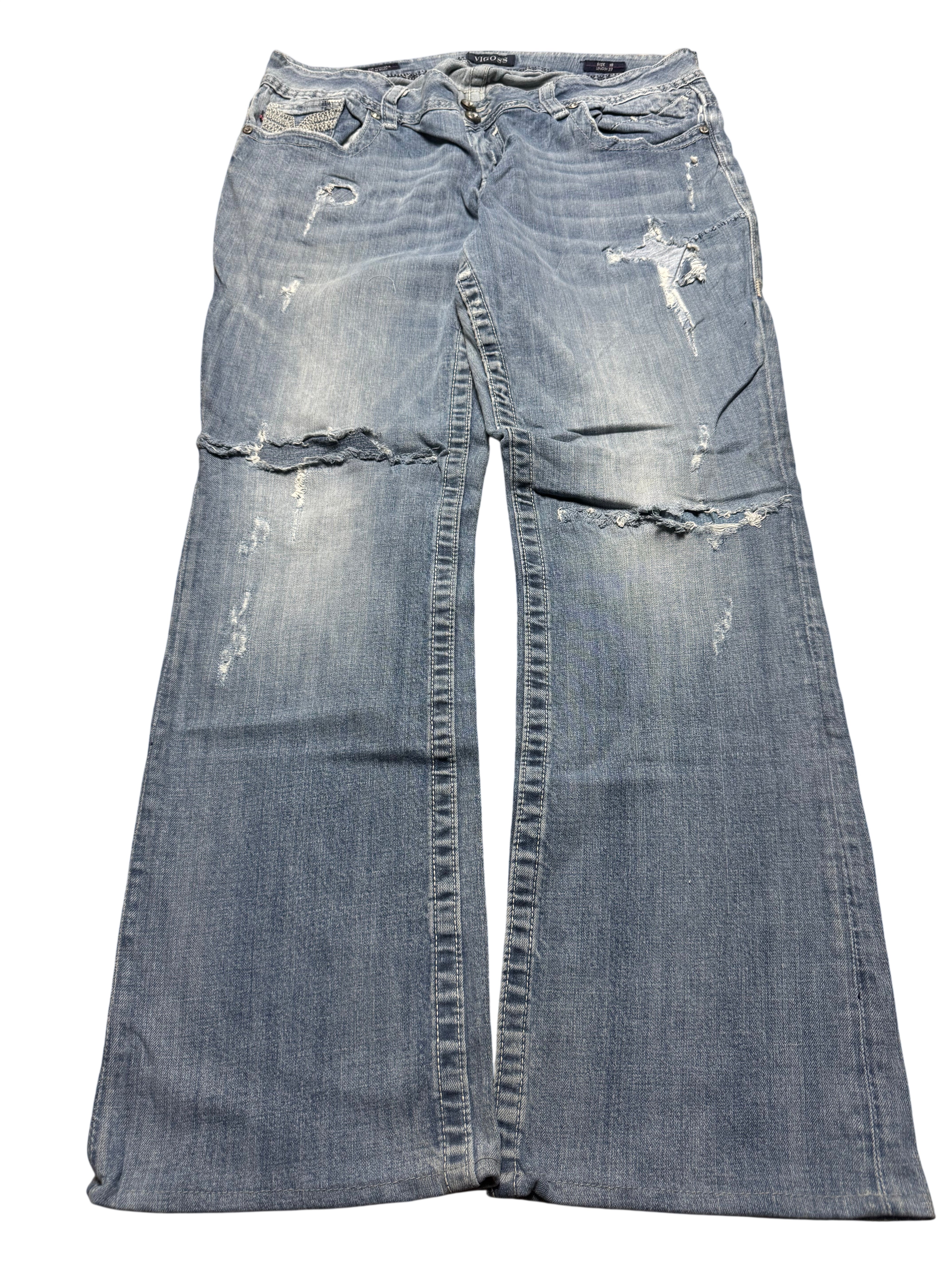 Y2K BOOTCUT WOMEN LOW WAIST JEANS (259)