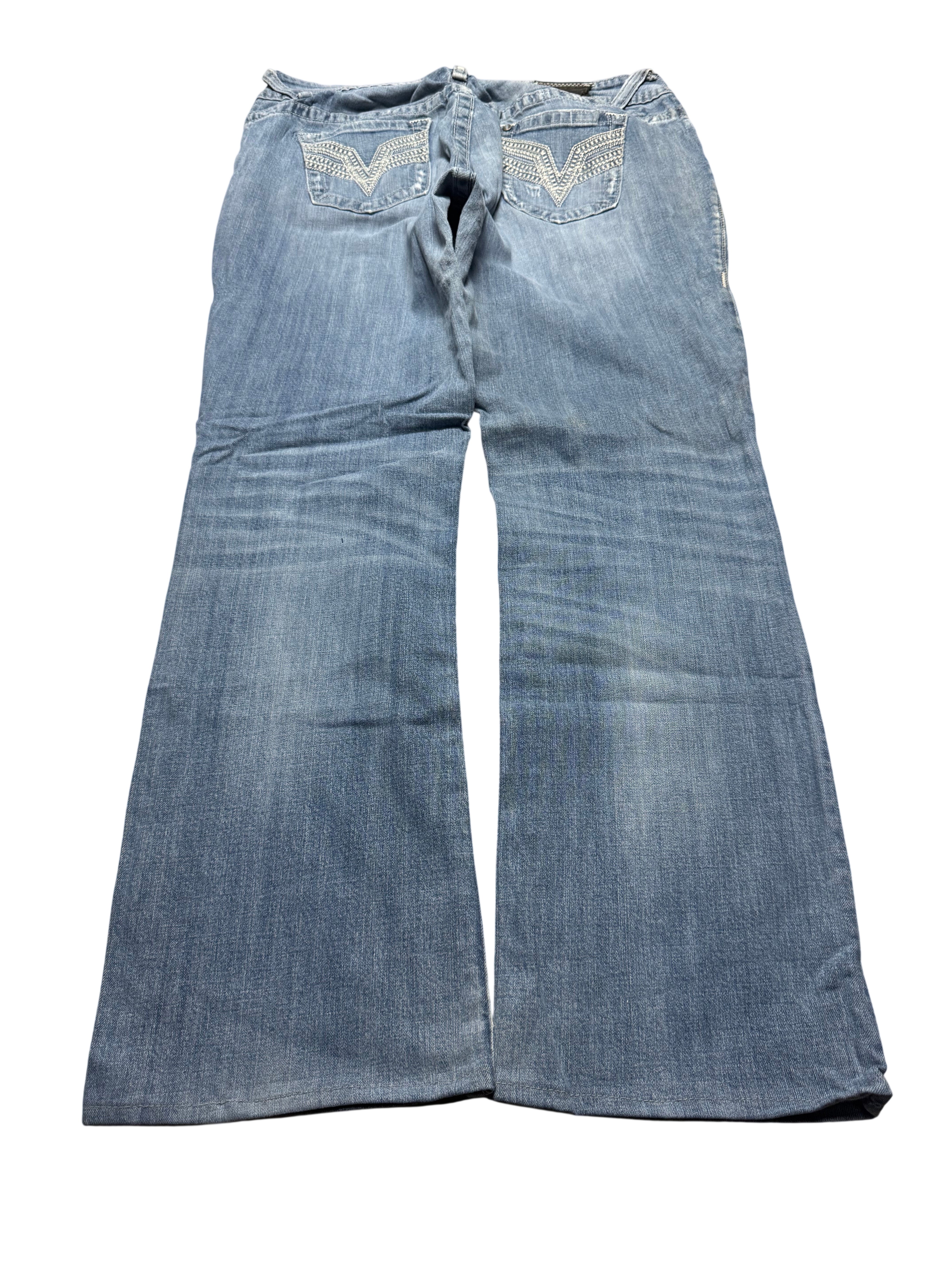Y2K BOOTCUT WOMEN LOW WAIST JEANS (259)