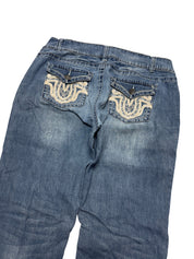 Y2K BOOTCUT WOMEN LOW WAIST JEANS (267)
