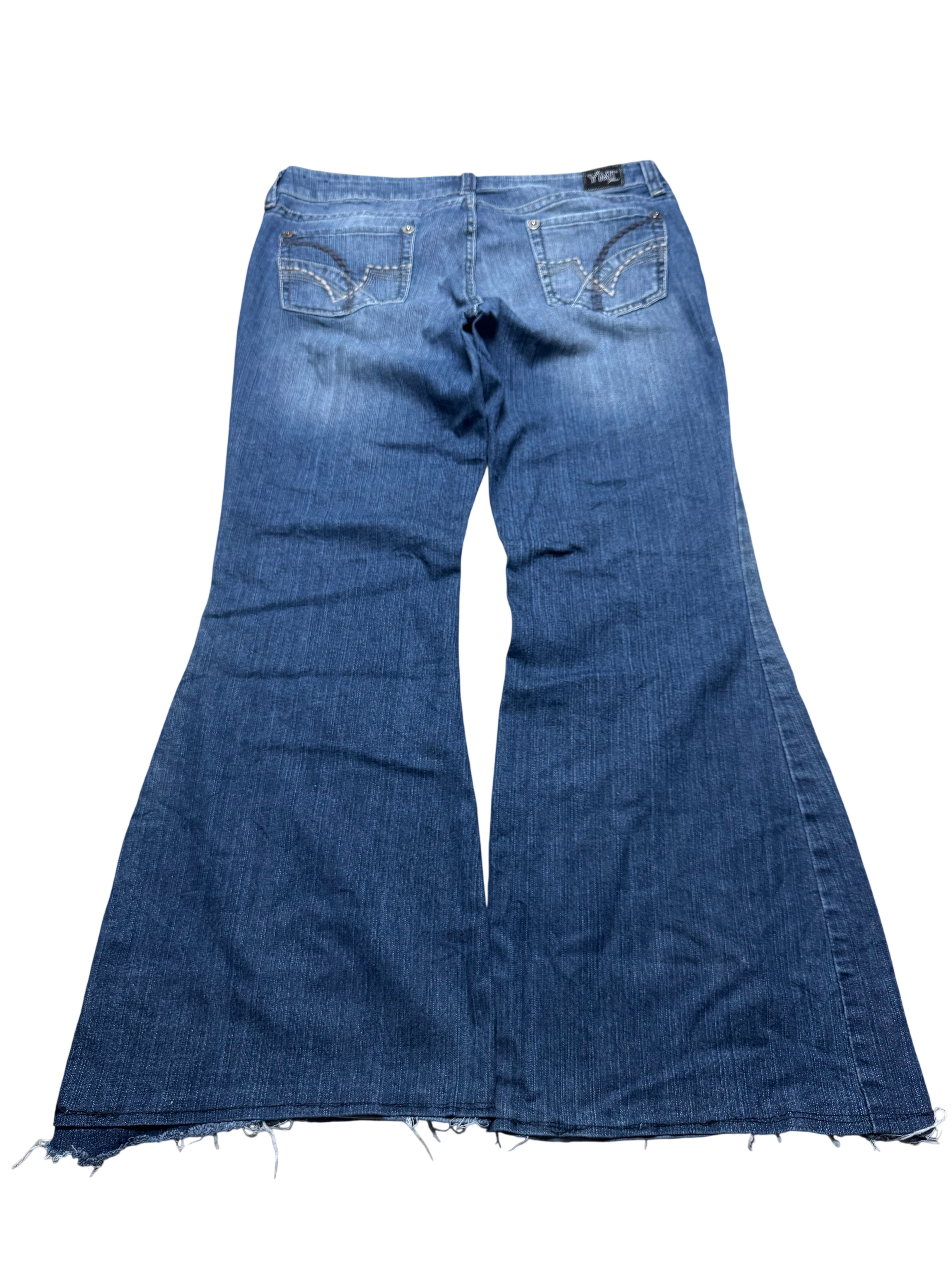 Y2K BOOTCUT WOMEN LOW WAIST JEANS (365)