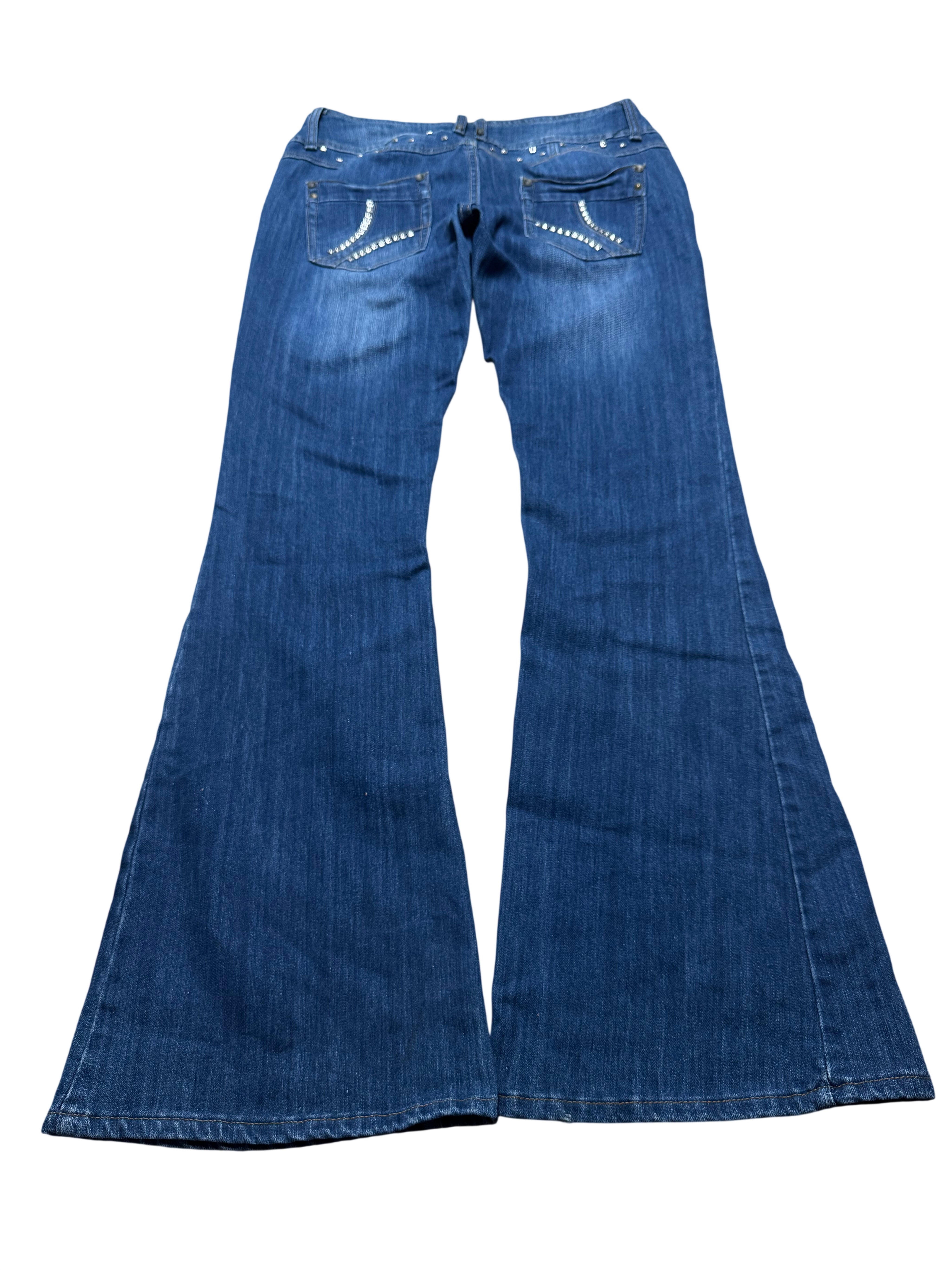 Y2K BOOTCUT WOMEN LOW WAIST JEANS (366)