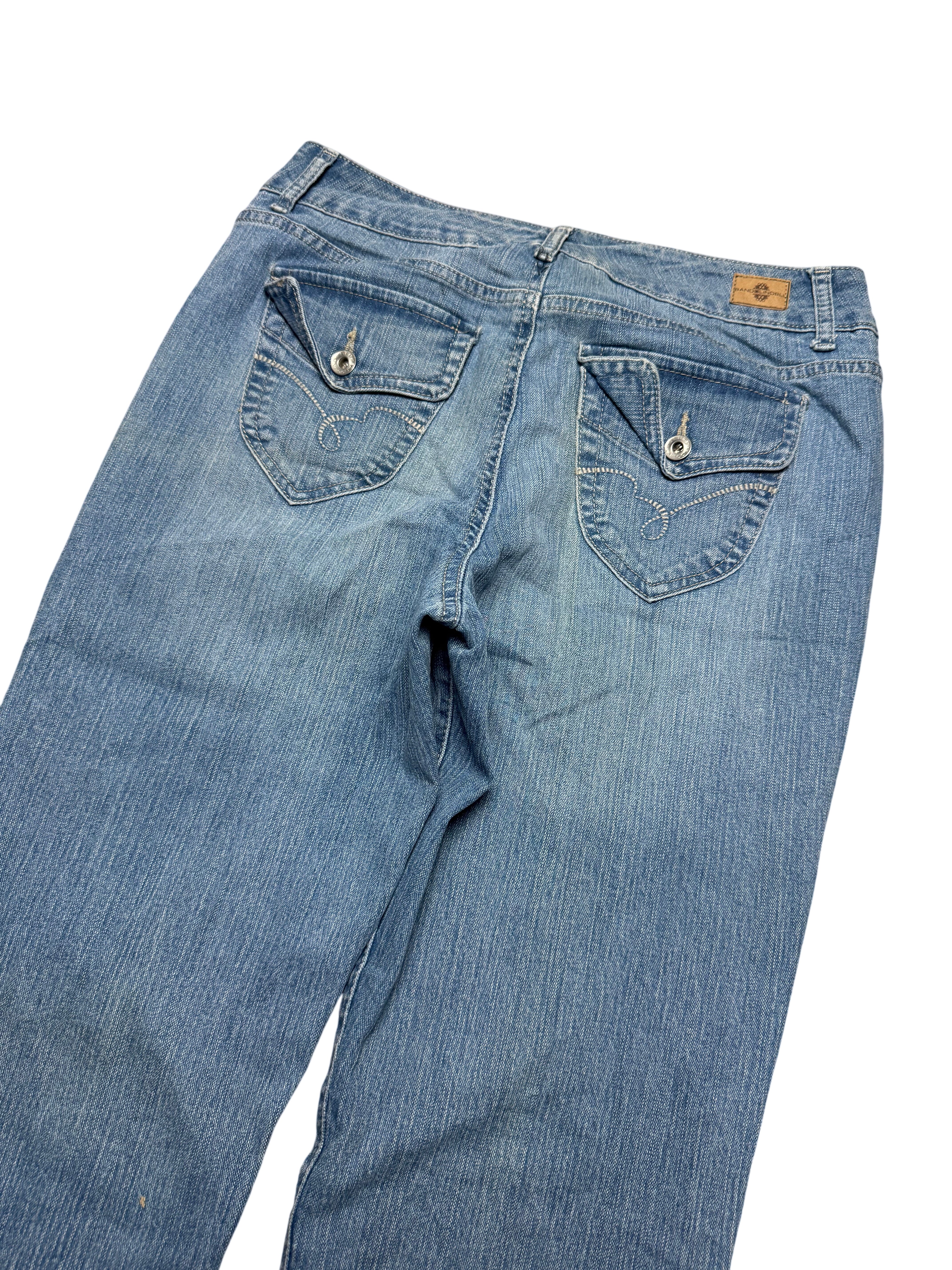 Y2K BOOTCUT WOMEN LOW WAIST JEANS (369)