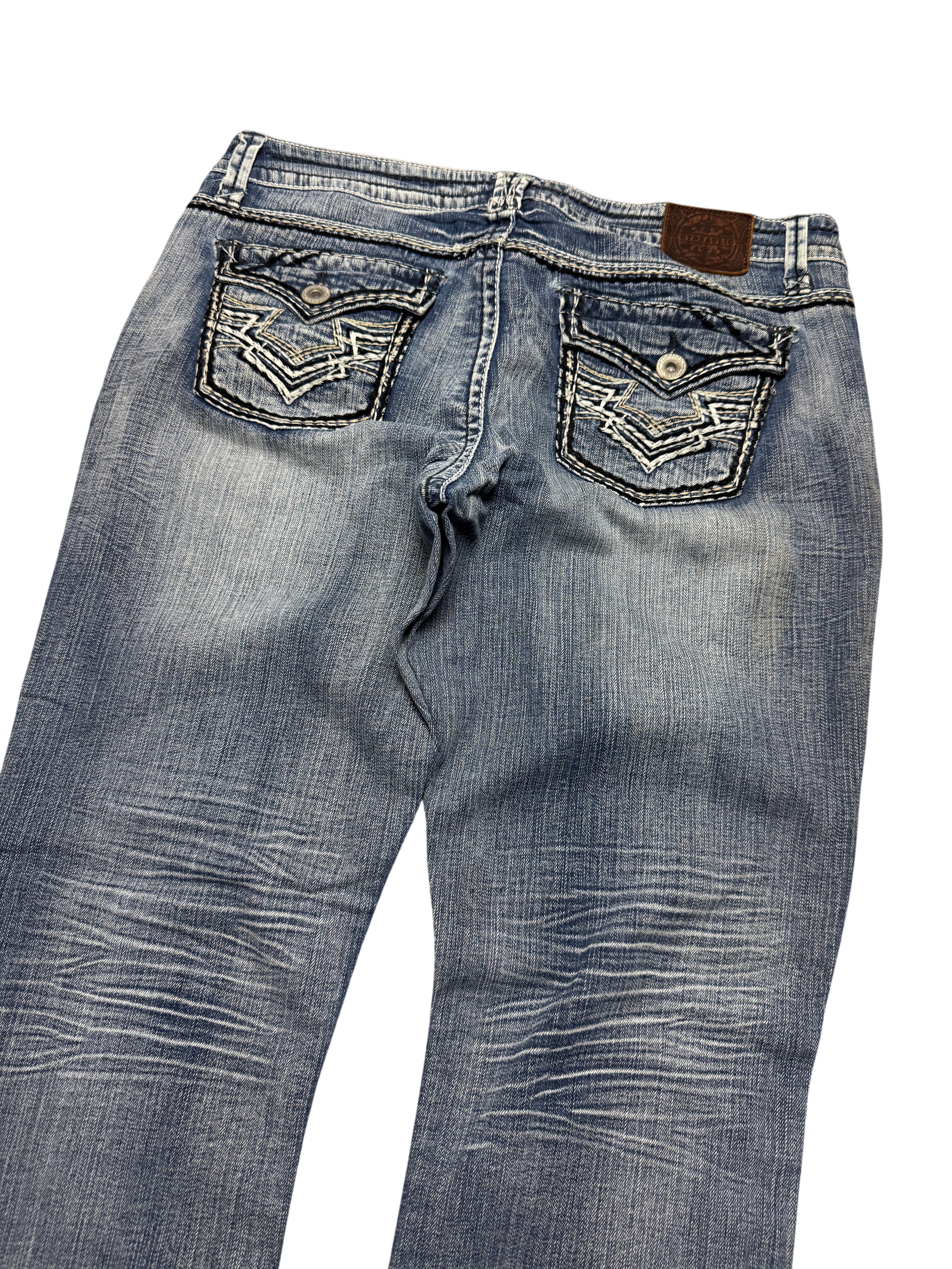 Y2K BOOTCUT WOMEN LOW WAIST JEANS (310)