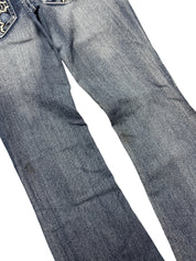 Y2K BOOTCUT WOMEN LOW WAIST JEANS (313)