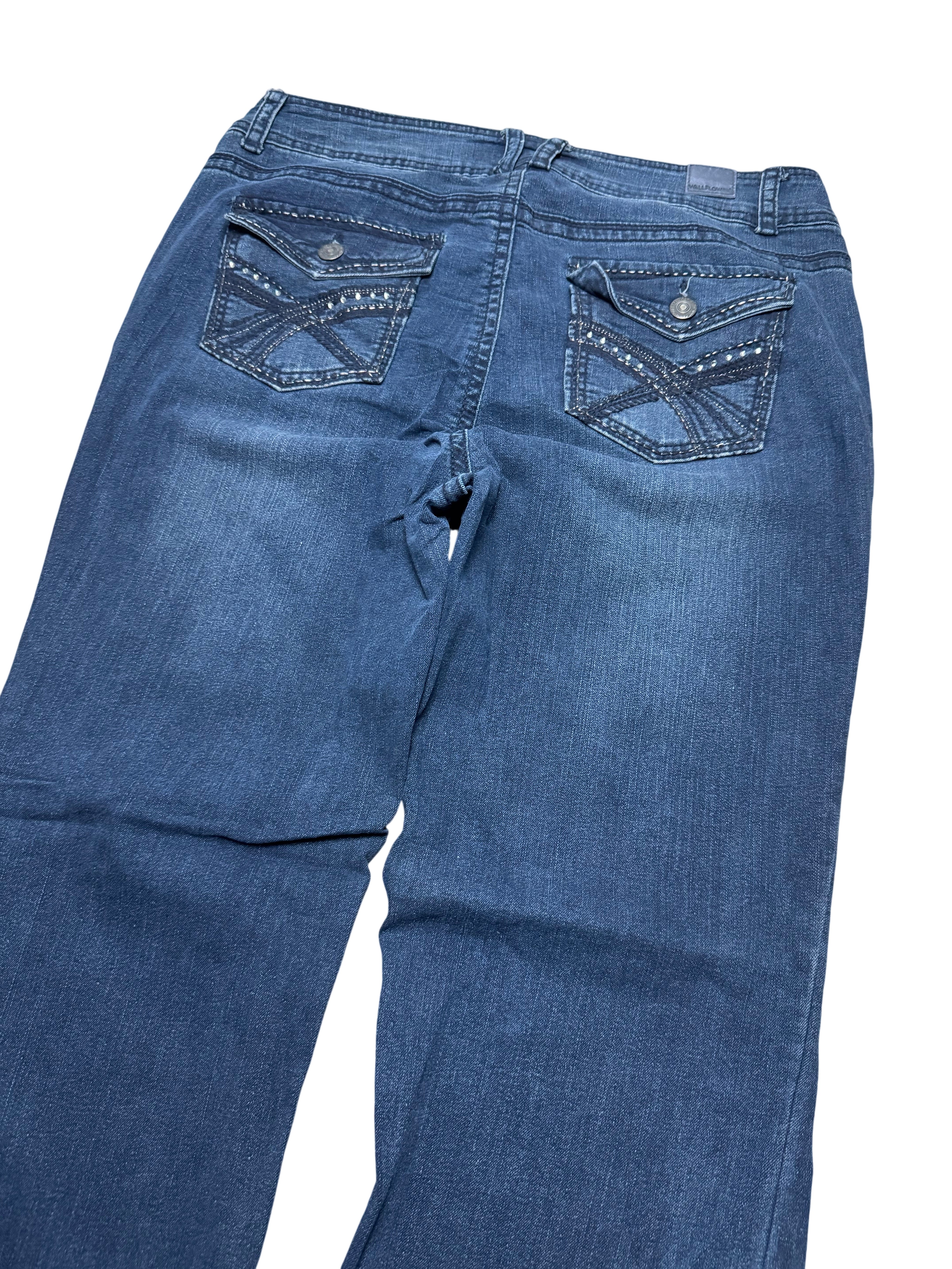 Y2K BOOTCUT WOMEN LOW WAIST JEANS (315)