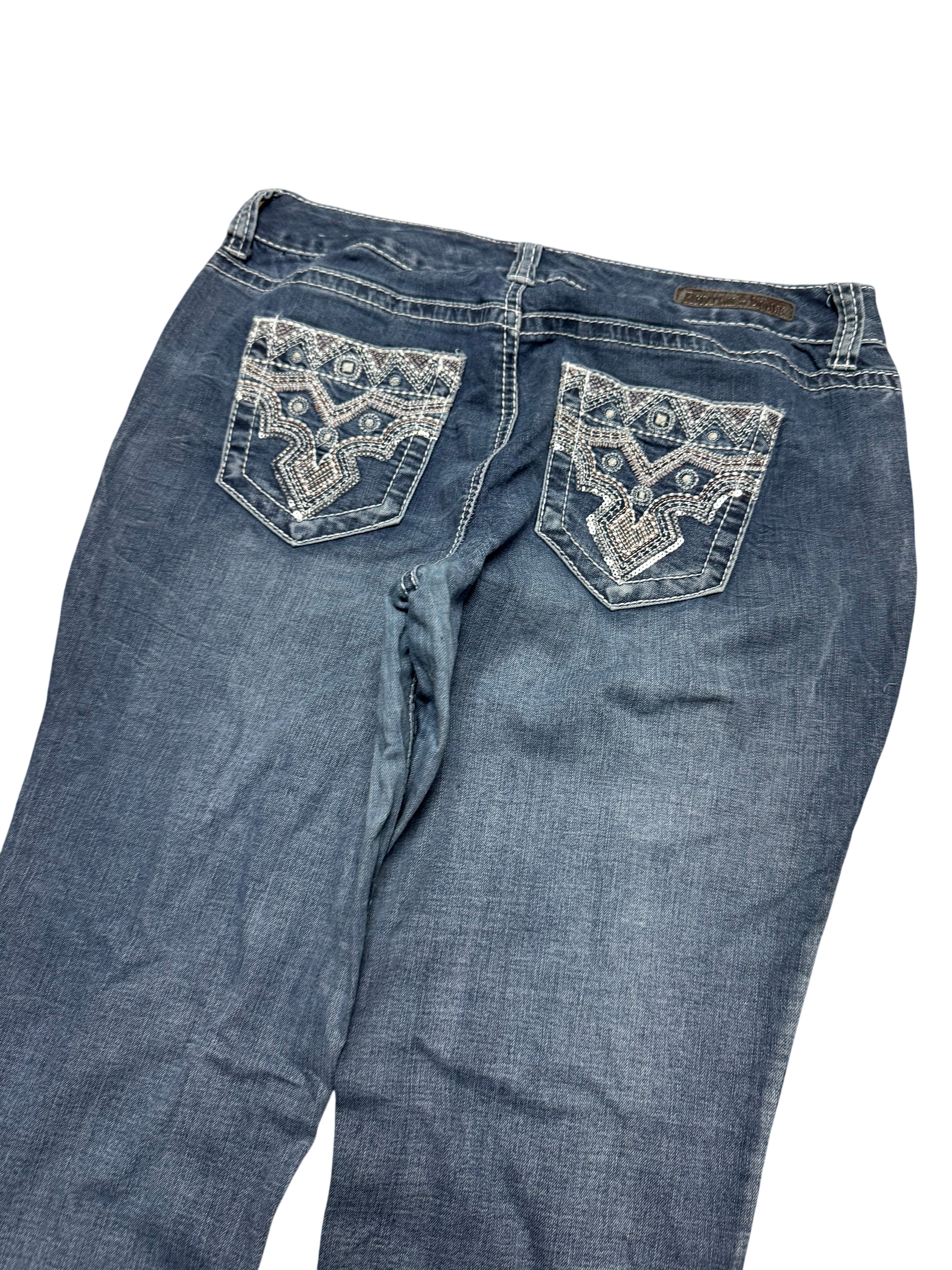 Y2K BOOTCUT WOMEN LOW WAIST JEANS (391)