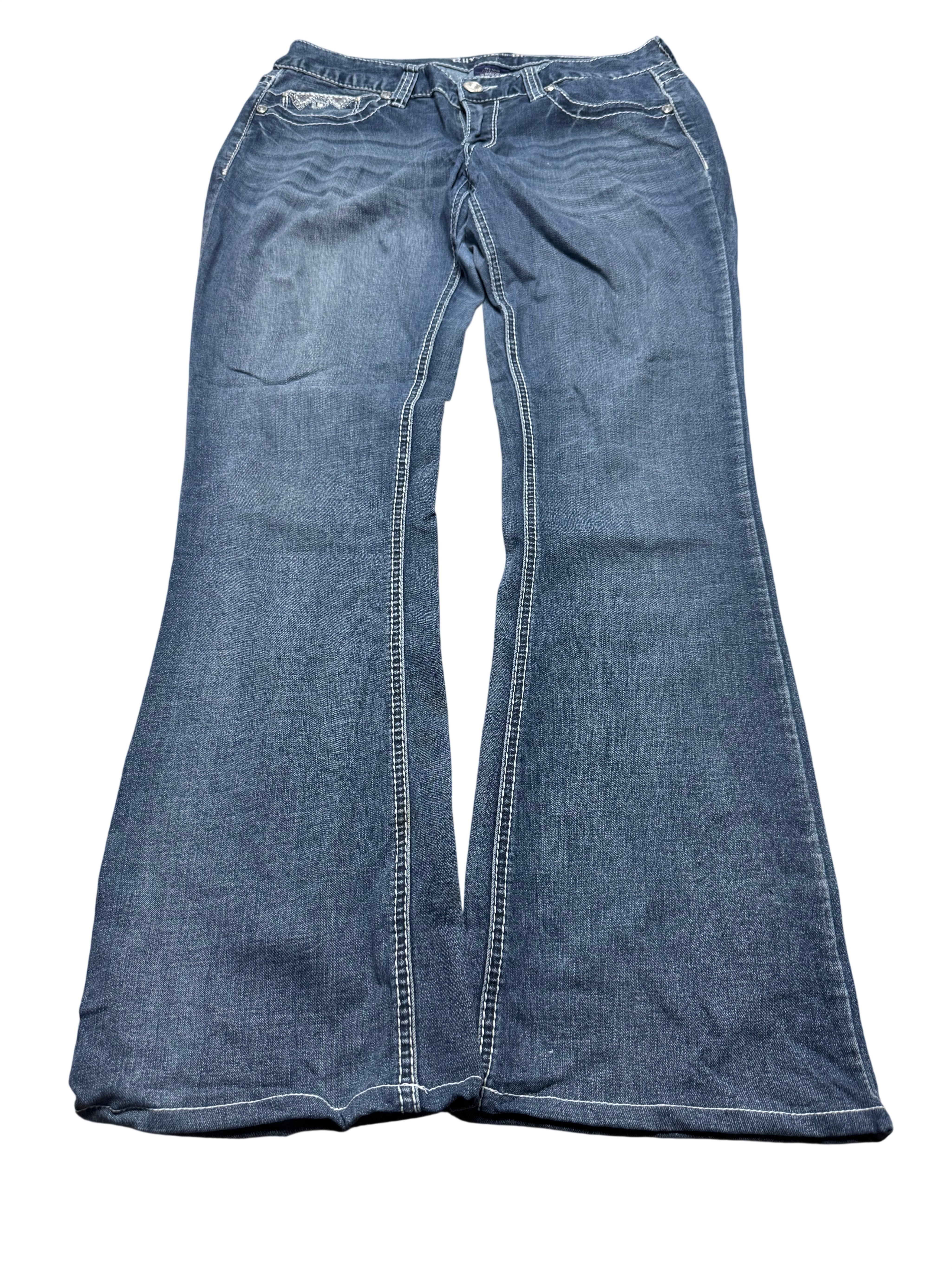 Y2K BOOTCUT WOMEN LOW WAIST JEANS (391)