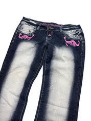 Y2K BOOTCUT WOMEN LOW WAIST JEANS (392)