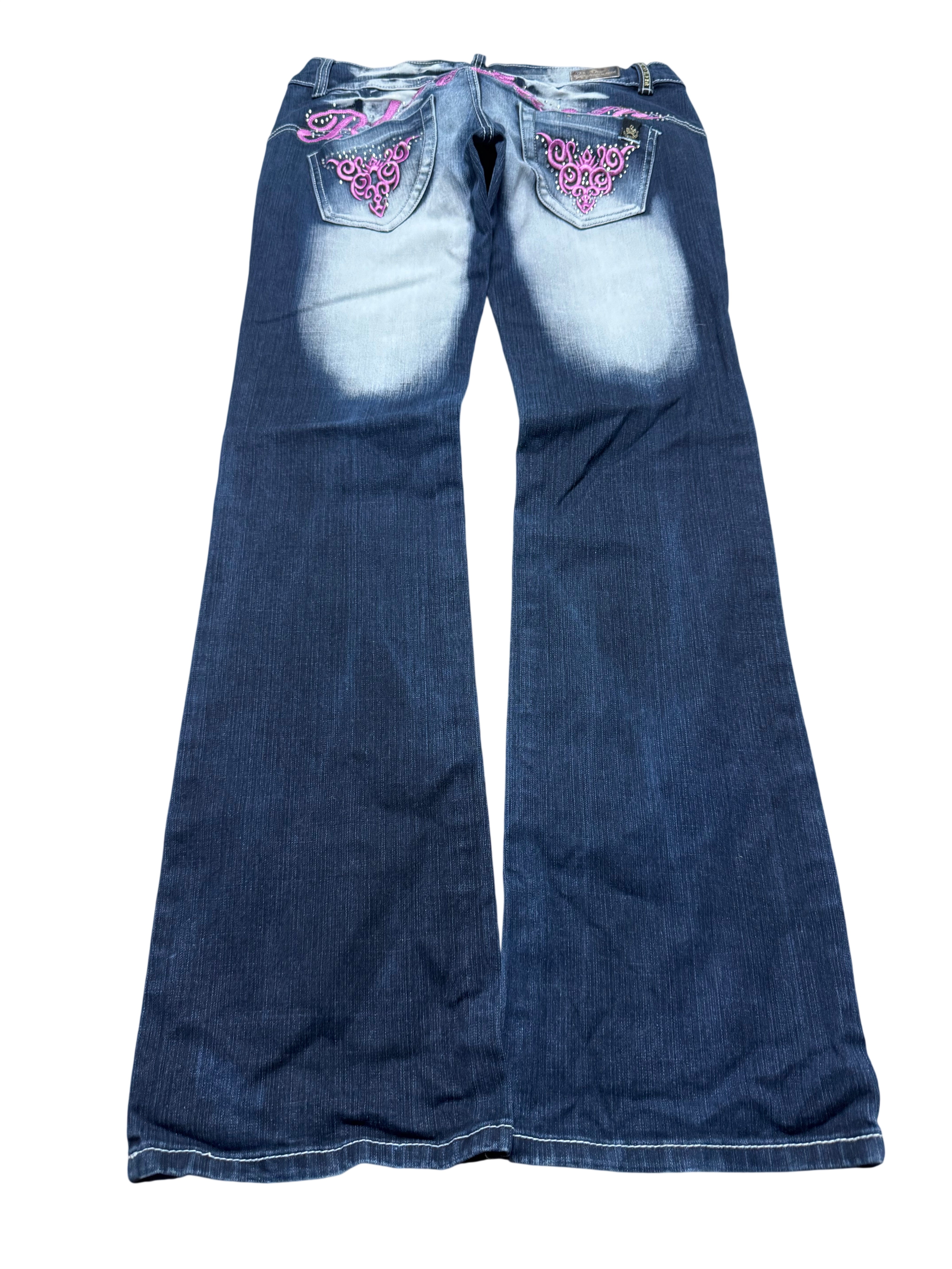 Y2K BOOTCUT WOMEN LOW WAIST JEANS (392)