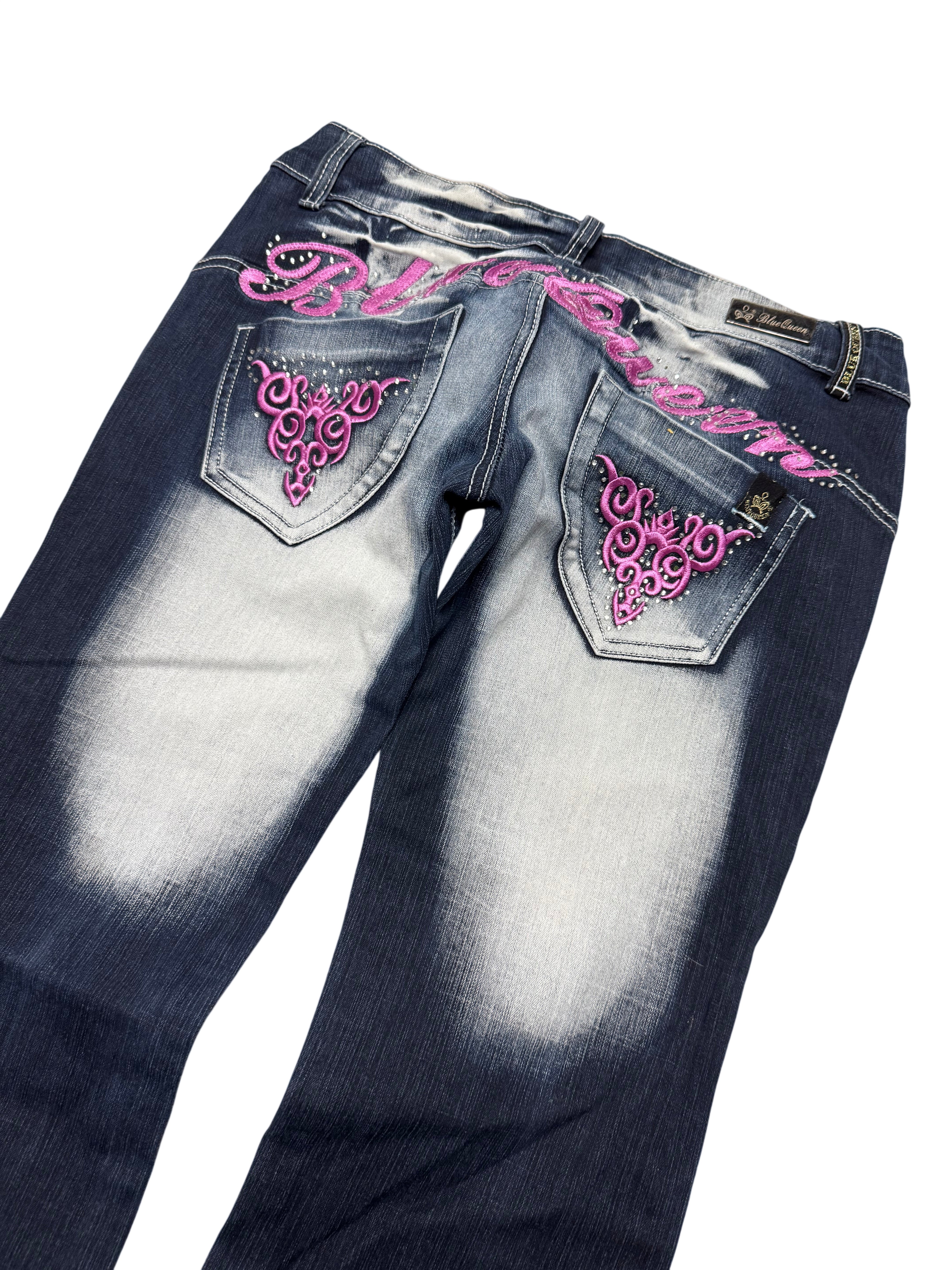 Y2K BOOTCUT WOMEN LOW WAIST JEANS (392)