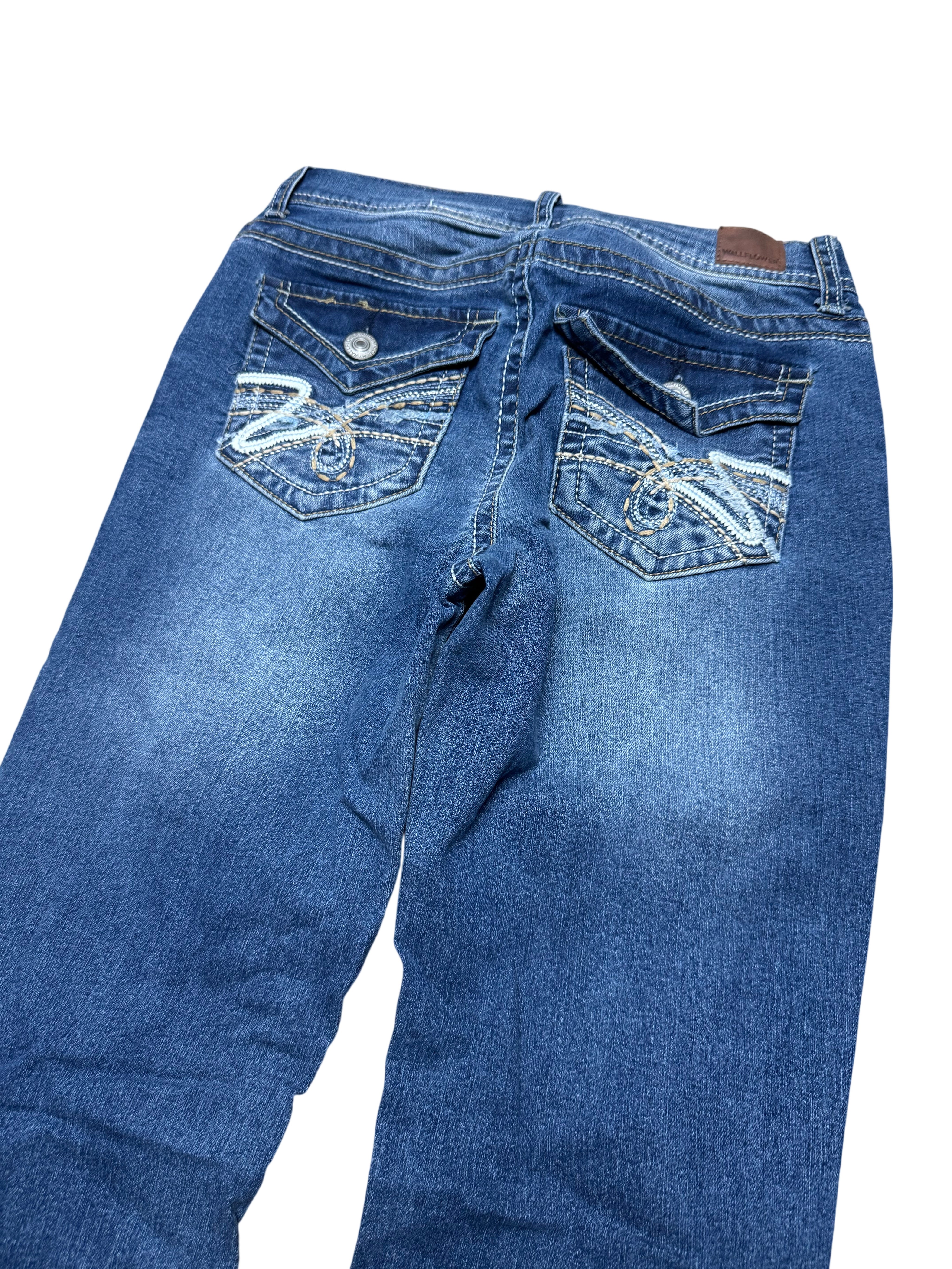 Y2K BOOTCUT WOMEN LOW WAIST JEANS (393)