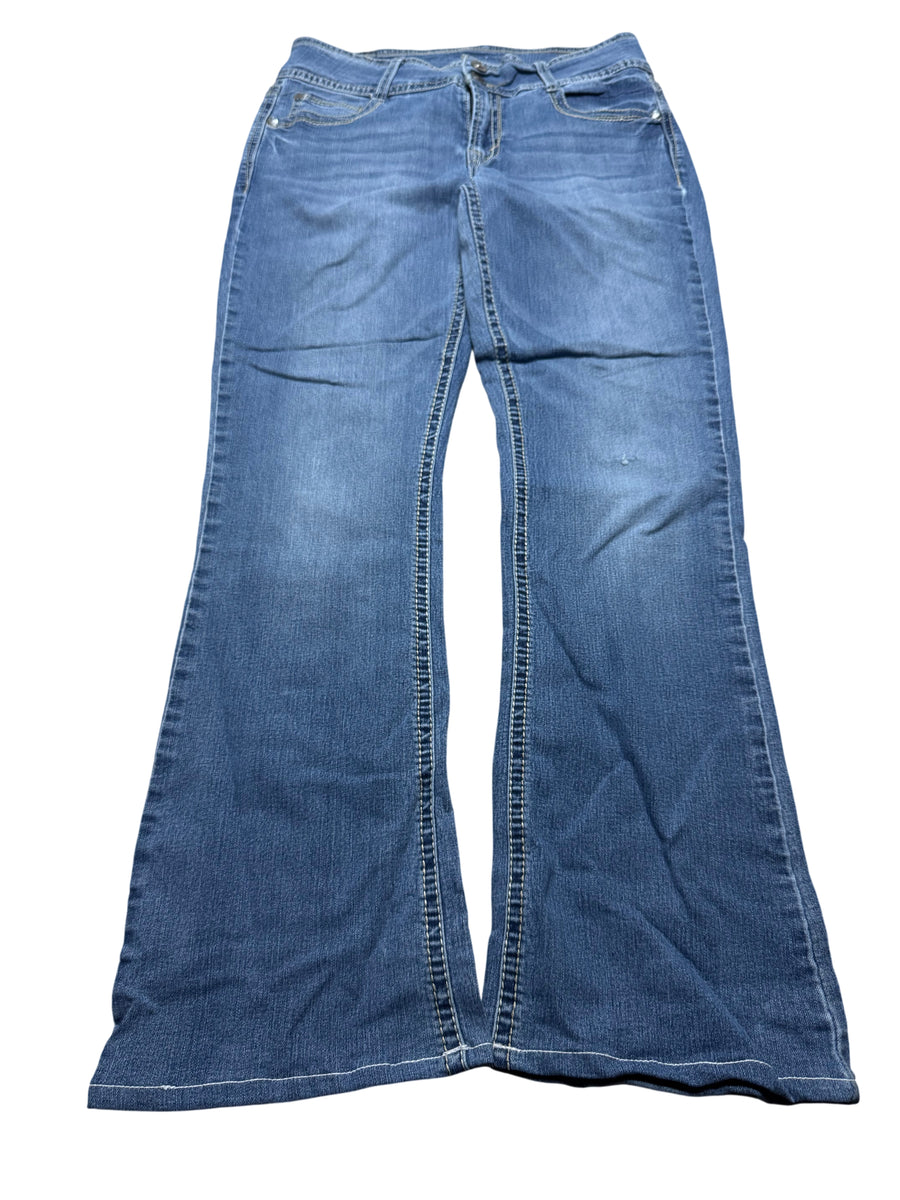 Y2K BOOTCUT WOMEN LOW WAIST JEANS (394)