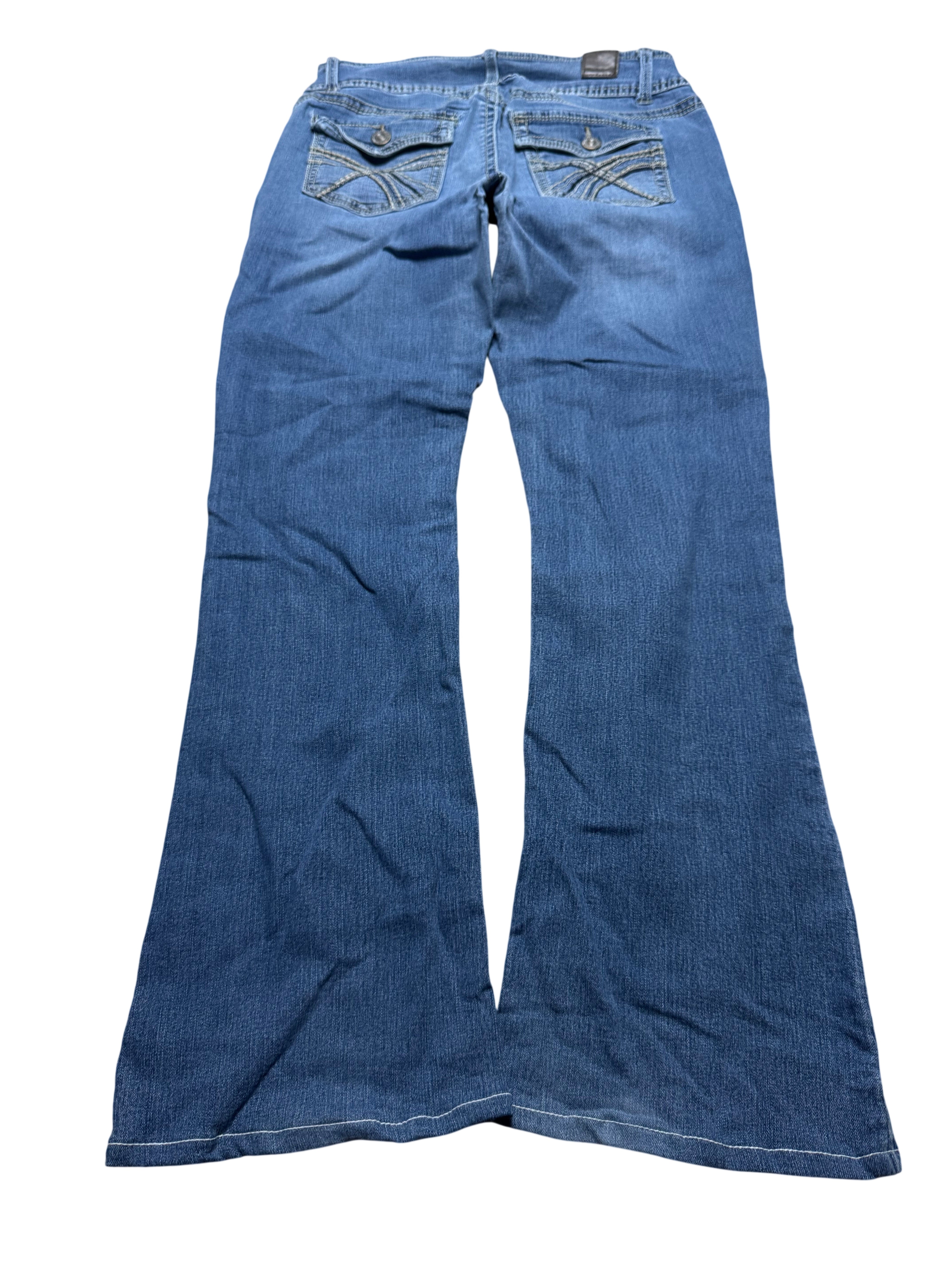 Y2K BOOTCUT WOMEN LOW WAIST JEANS (394)