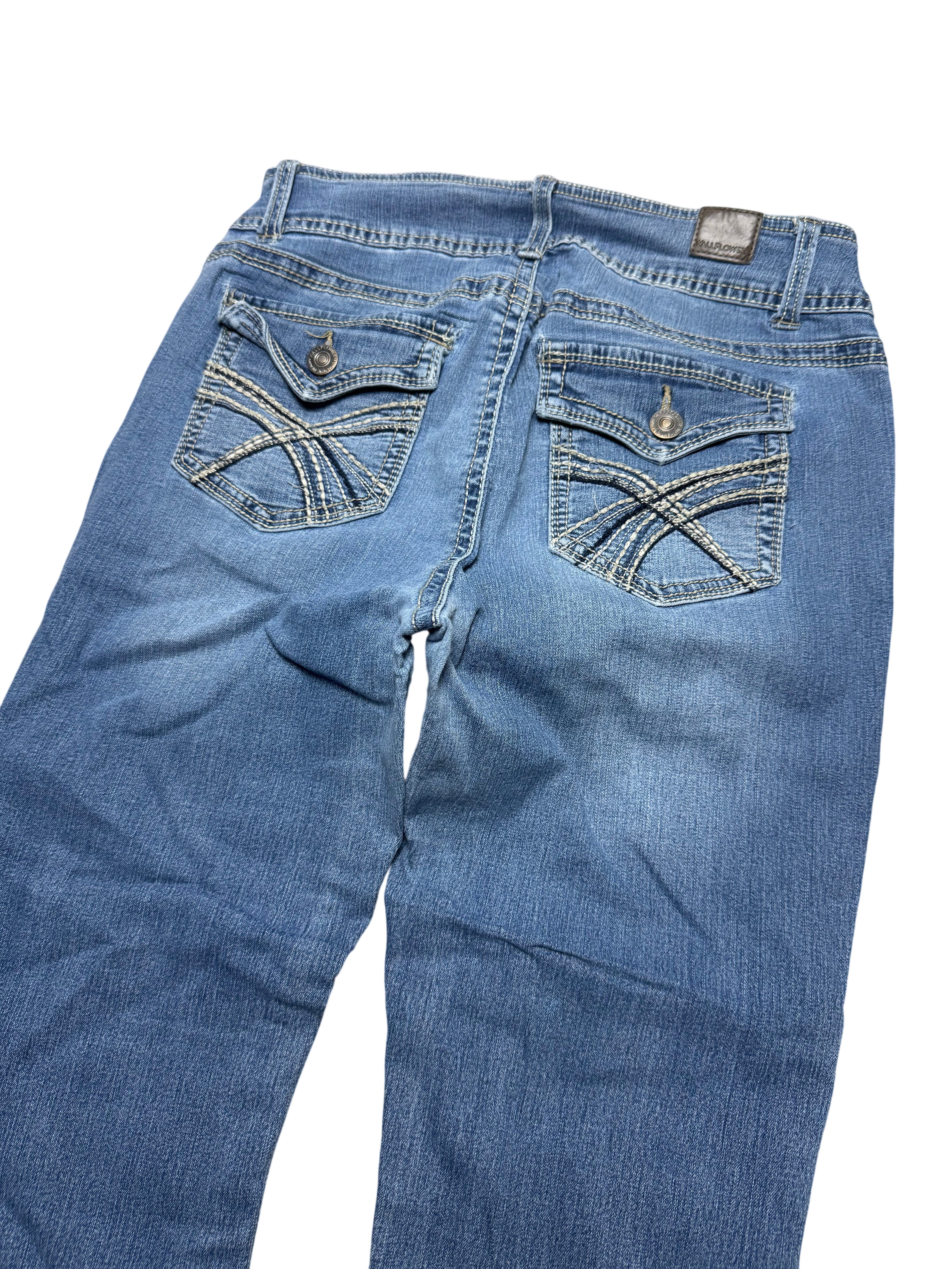 Y2K BOOTCUT WOMEN LOW WAIST JEANS (394)