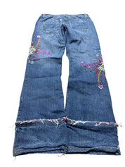 Y2K BOOTCUT WOMEN LOW WAIST JEANS (397)