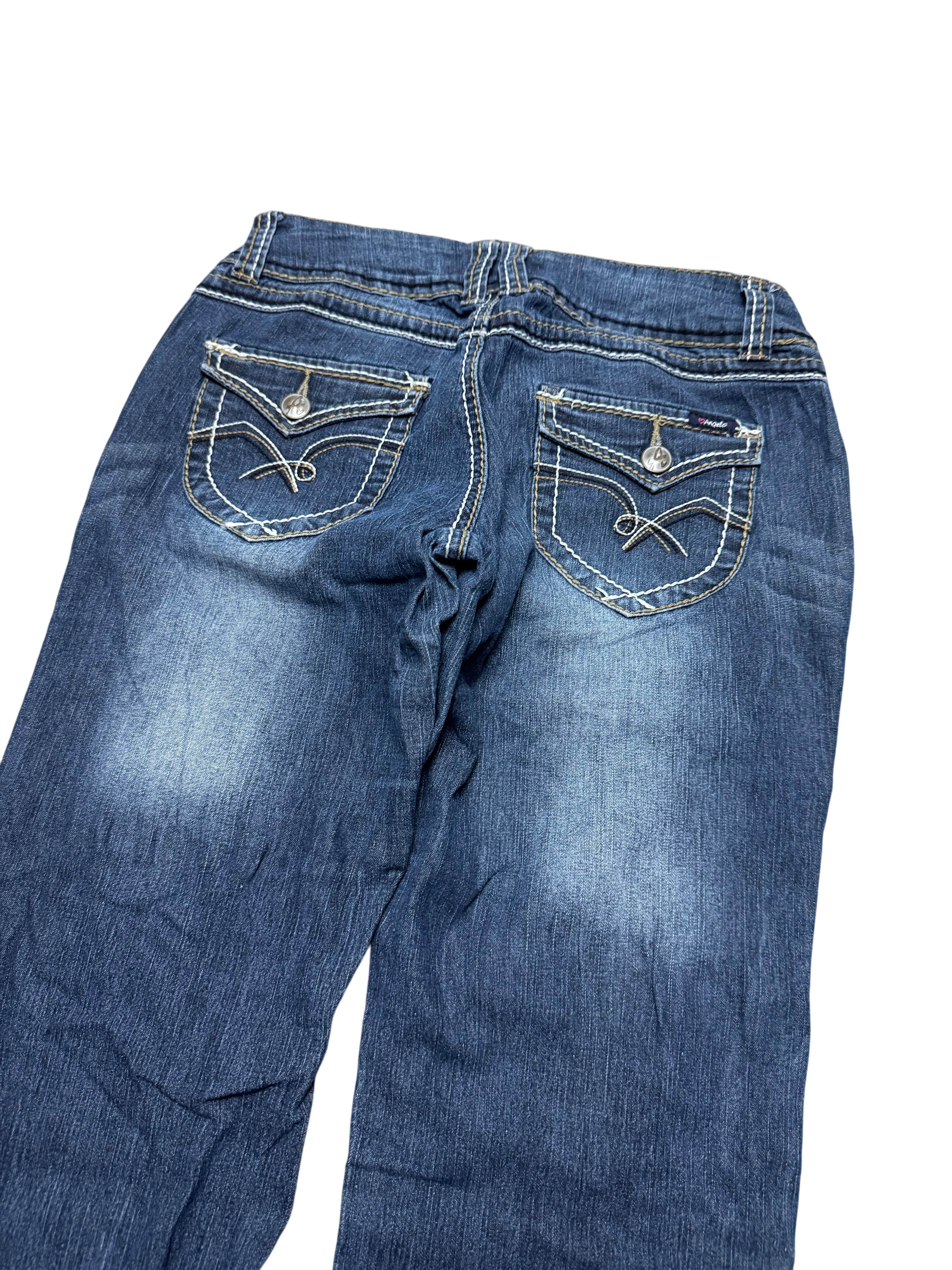 Y2K BOOTCUT WOMEN LOW WAIST JEANS (283)