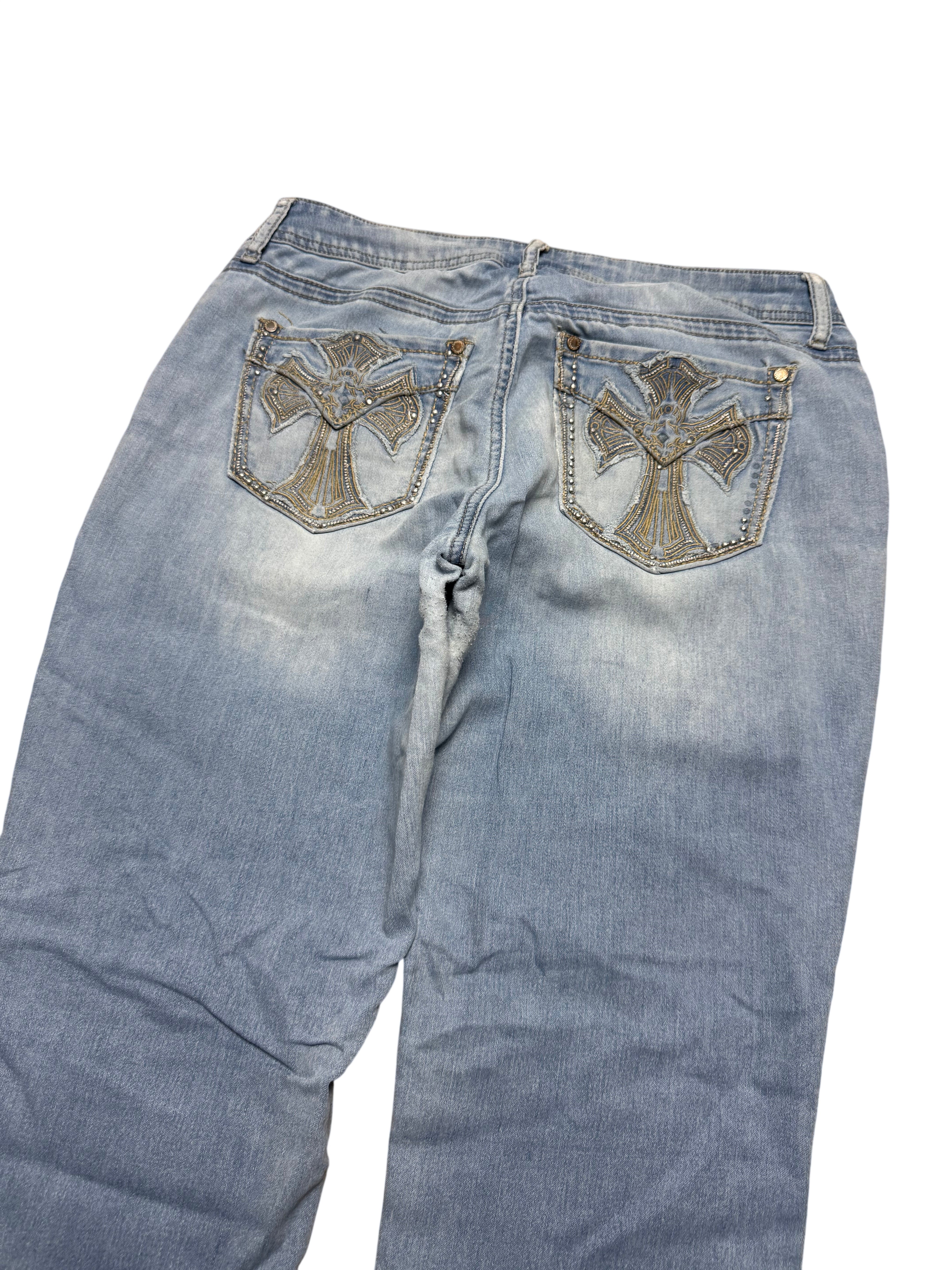 Y2K BOOTCUT WOMEN LOW WAIST JEANS (284)