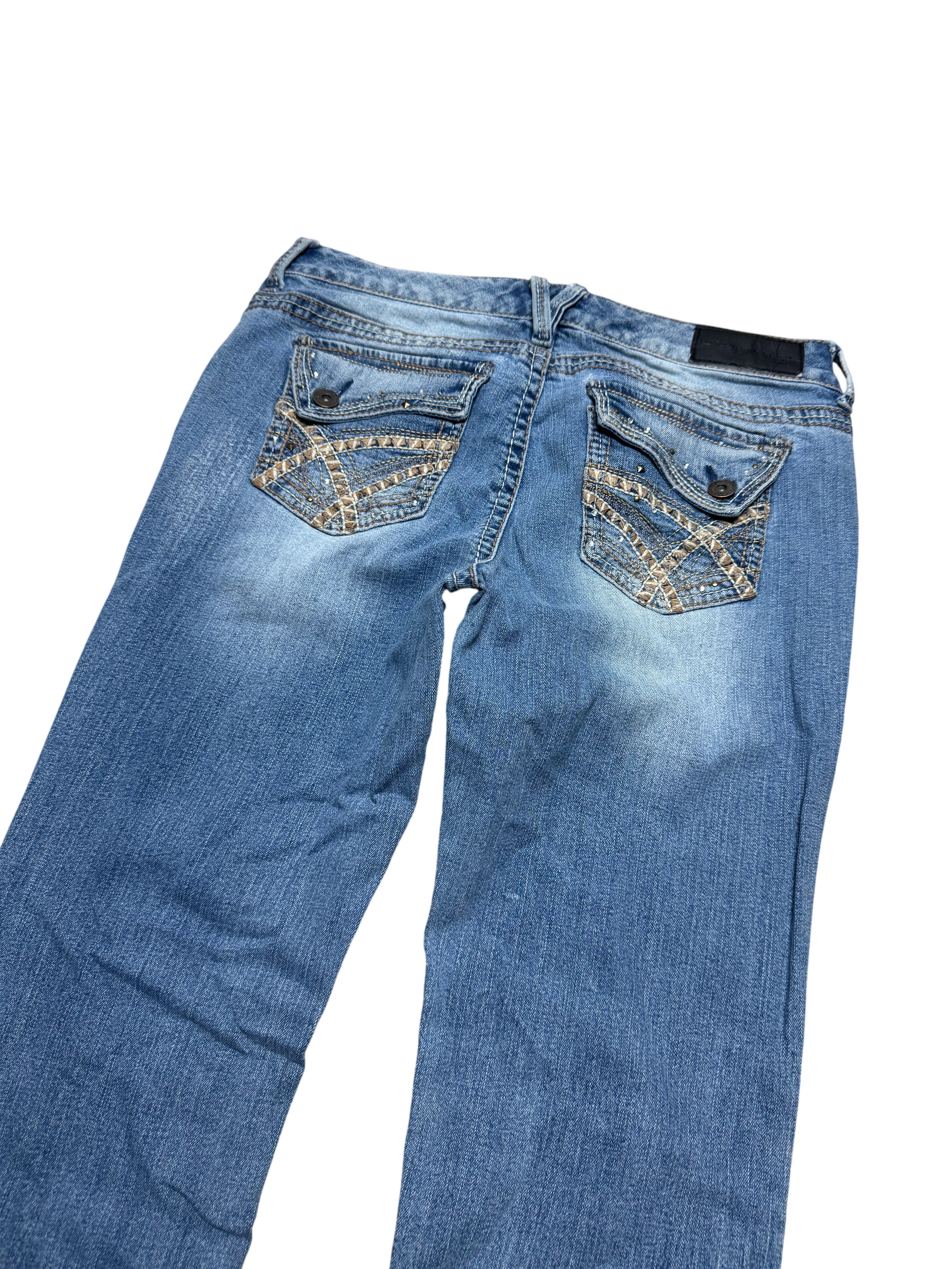 Y2K BOOTCUT WOMEN LOW WAIST JEANS (289)