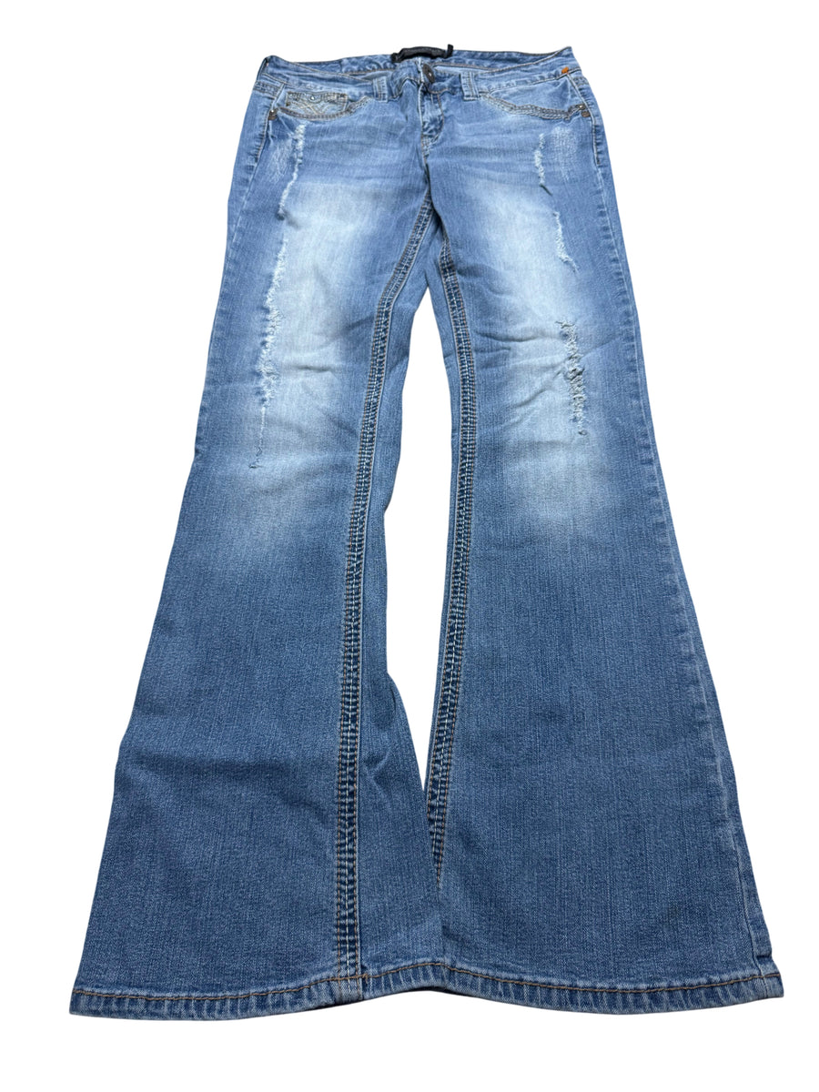Y2K BOOTCUT WOMEN LOW WAIST JEANS (289)