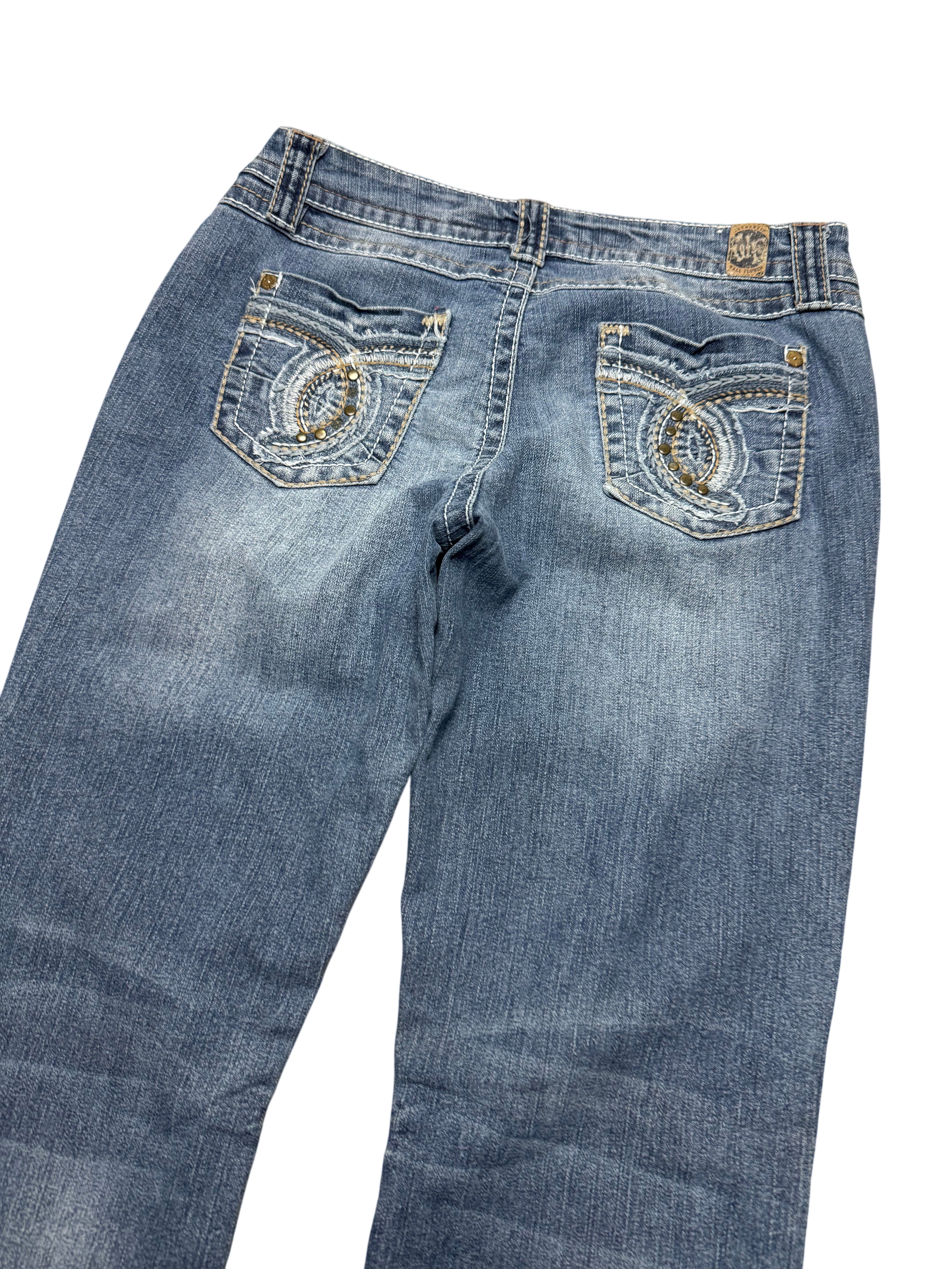 Y2K BOOTCUT WOMEN LOW WAIST JEANS (381)