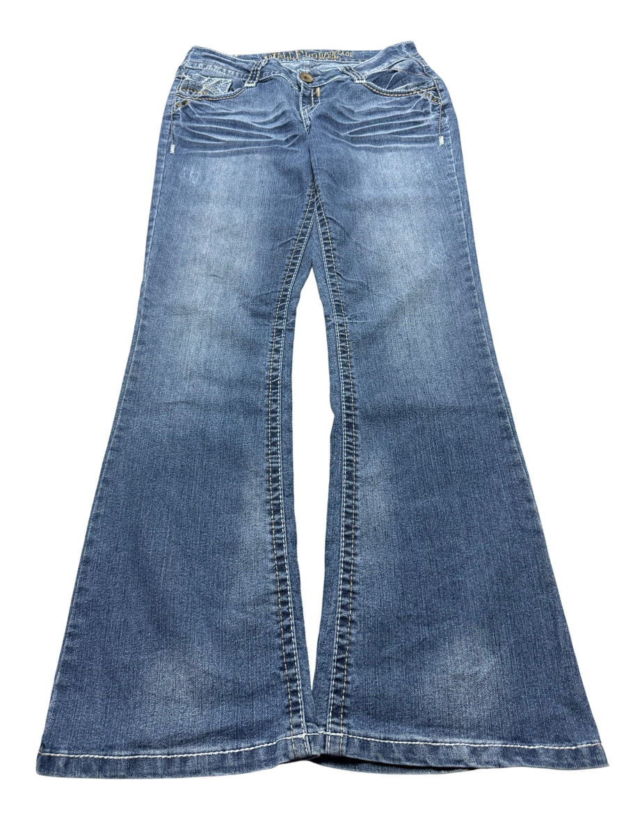 Y2K BOOTCUT WOMEN LOW WAIST JEANS (381)