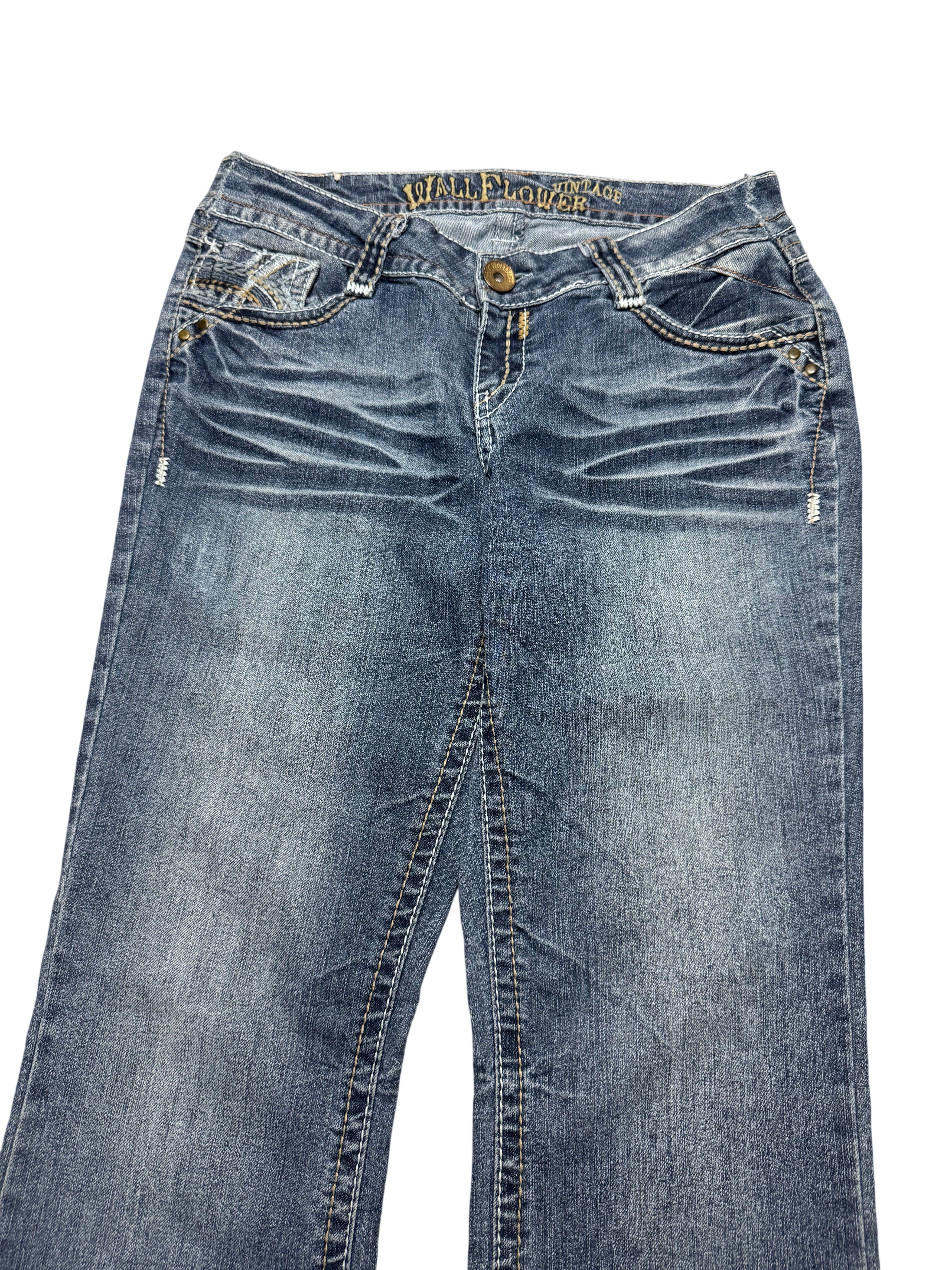 Y2K BOOTCUT WOMEN LOW WAIST JEANS (381)