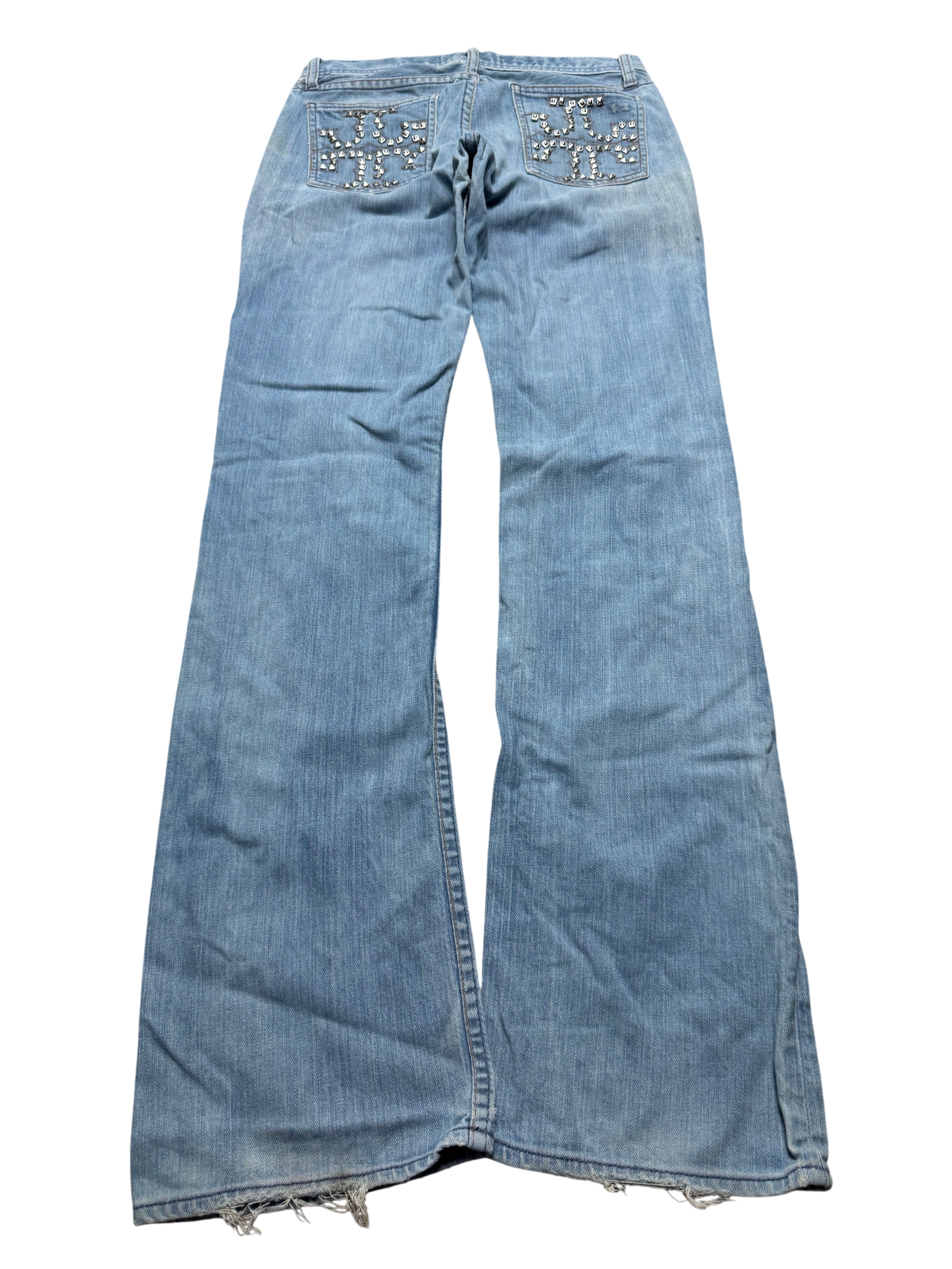 Y2K BOOTCUT WOMEN LOW WAIST JEANS (382)
