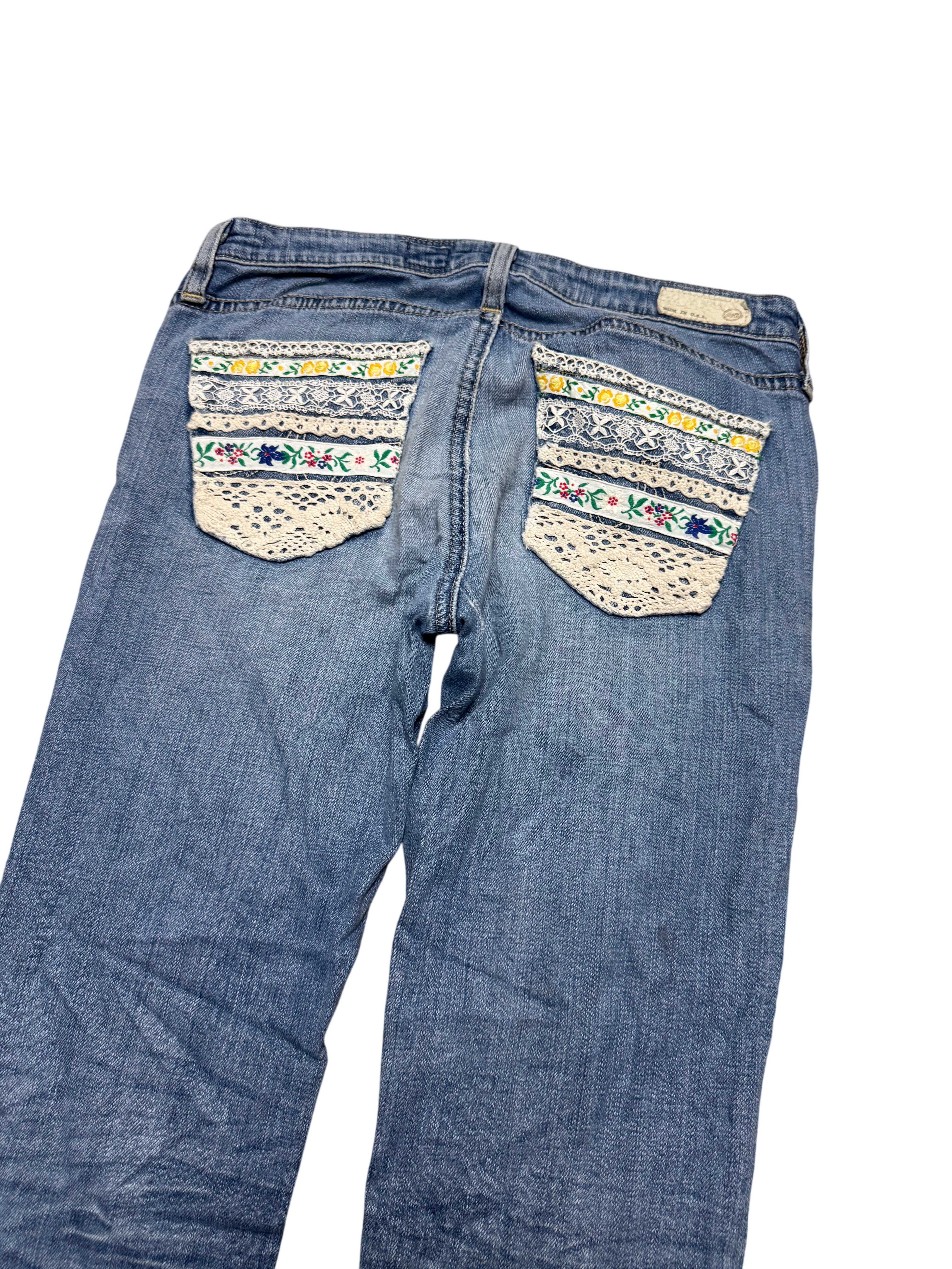 Y2K BOOTCUT WOMEN LOW WAIST JEANS (383)