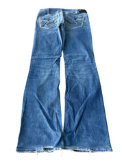 Y2K BOOTCUT WOMEN LOW WAIST JEANS (350)