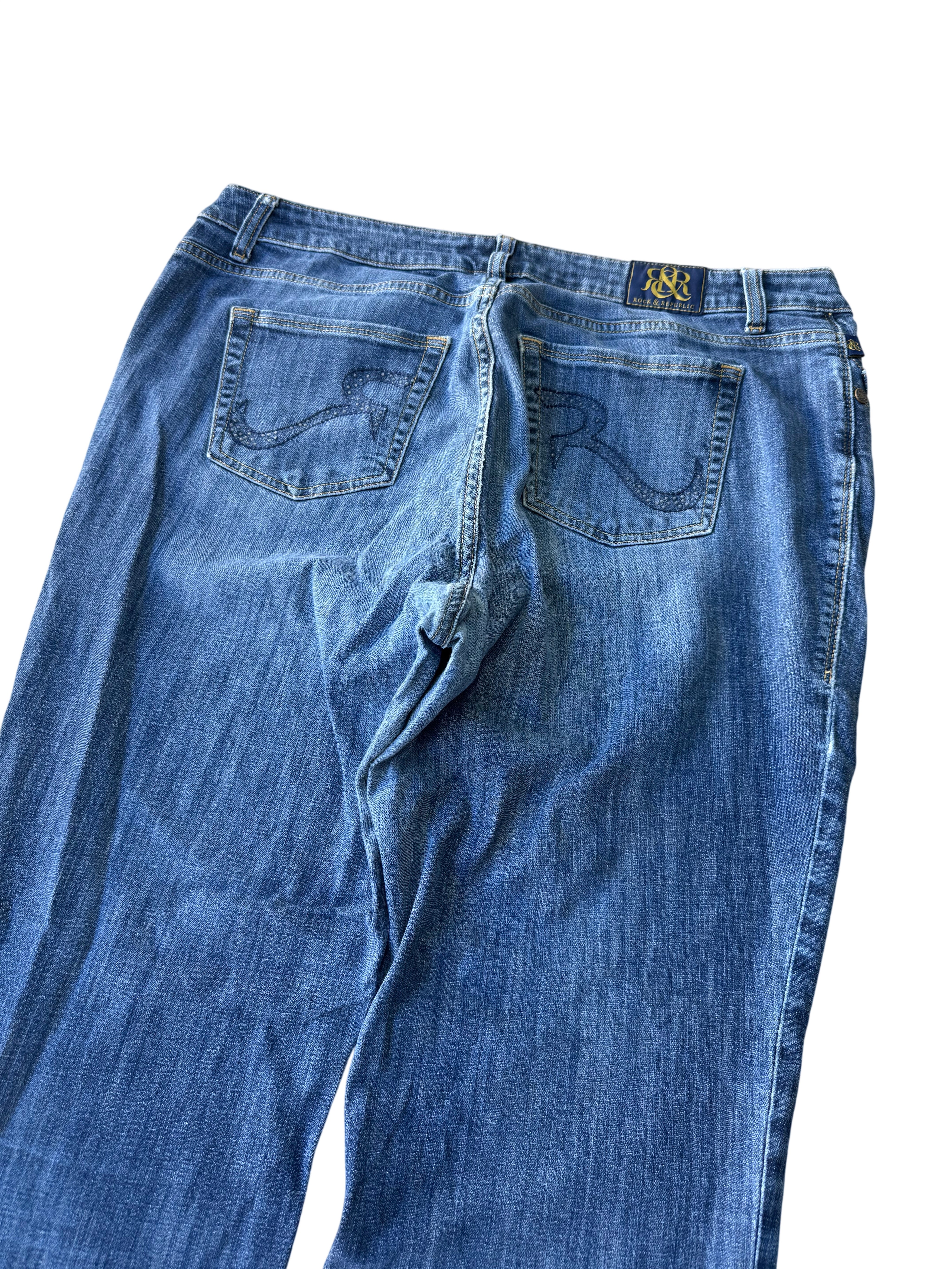 Y2K BOOTCUT WOMEN LOW WAIST JEANS (353)