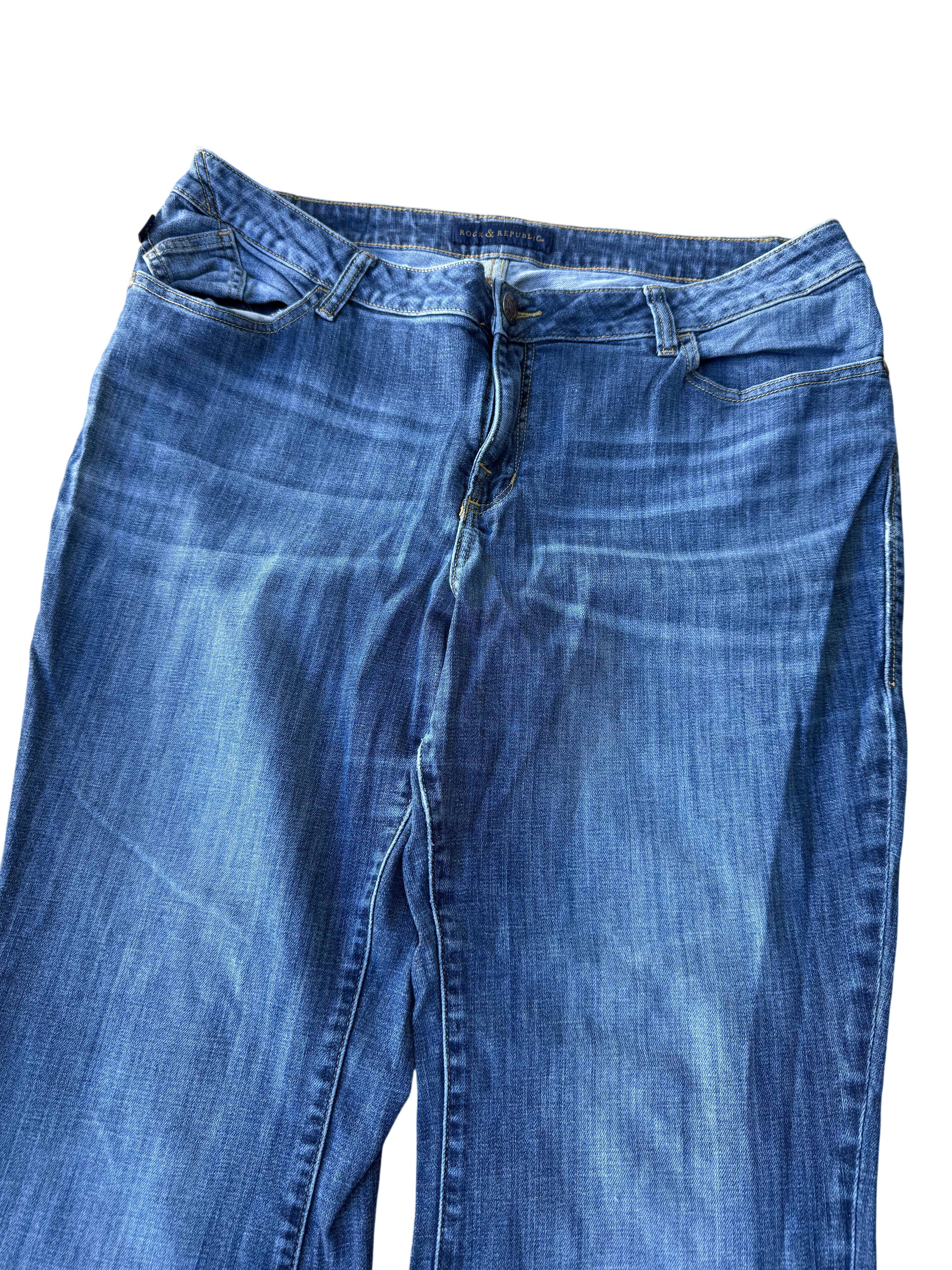 Y2K BOOTCUT WOMEN LOW WAIST JEANS (353)