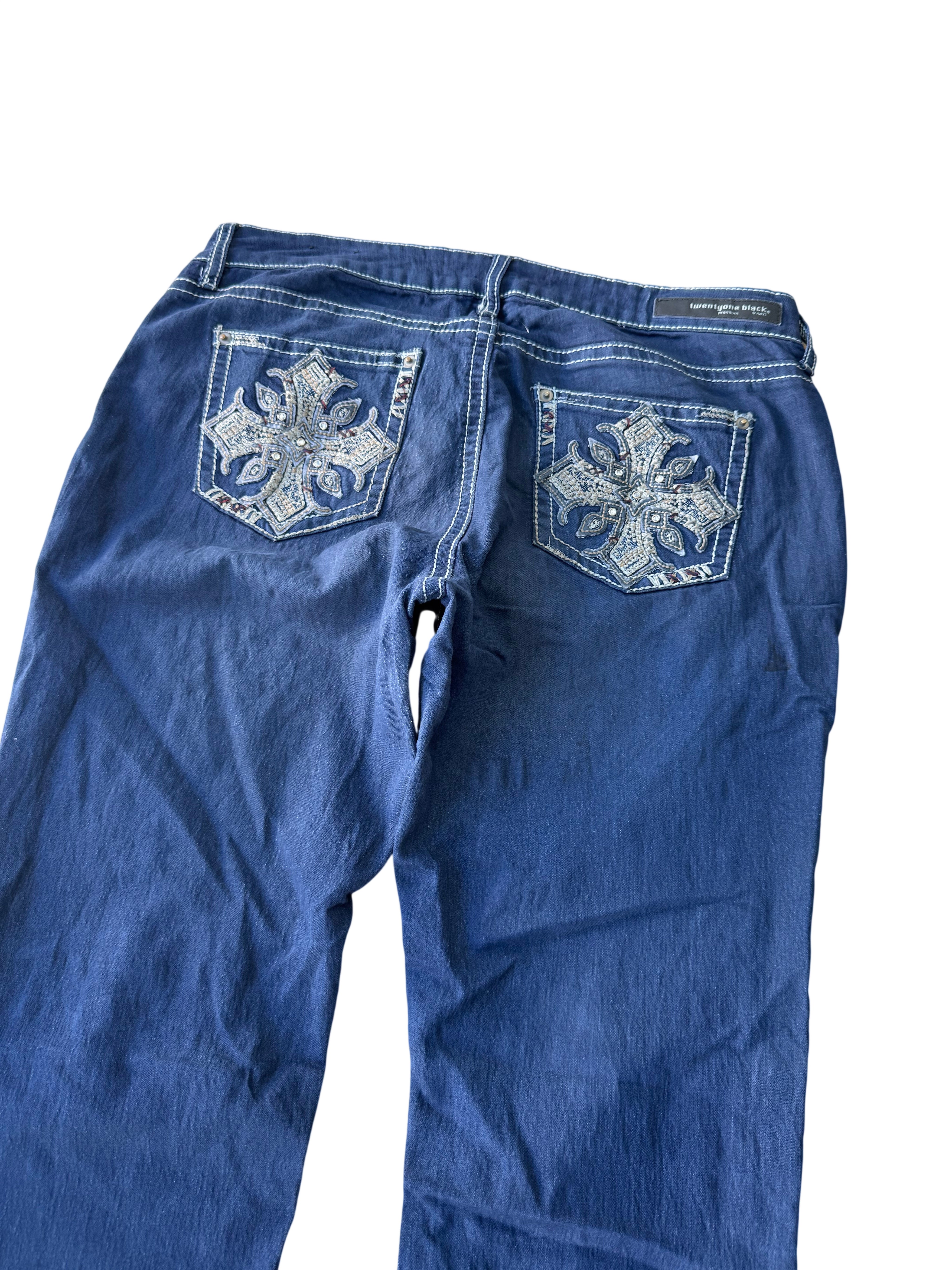 Y2K BOOTCUT WOMEN LOW WAIST JEANS (354)