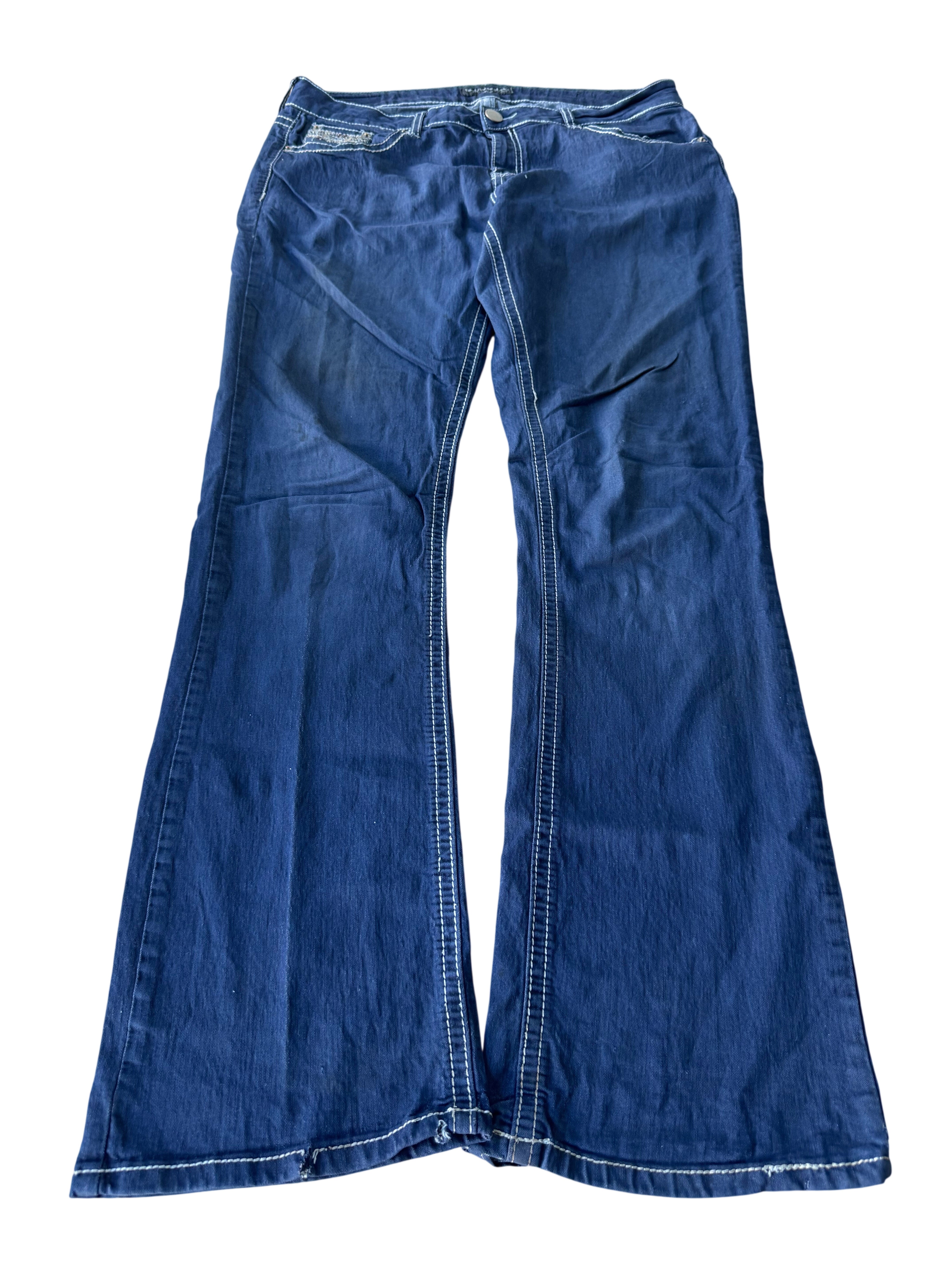 Y2K BOOTCUT WOMEN LOW WAIST JEANS (354)