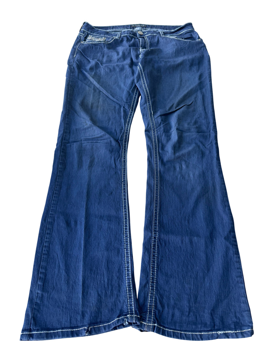 Y2K BOOTCUT WOMEN LOW WAIST JEANS (354)