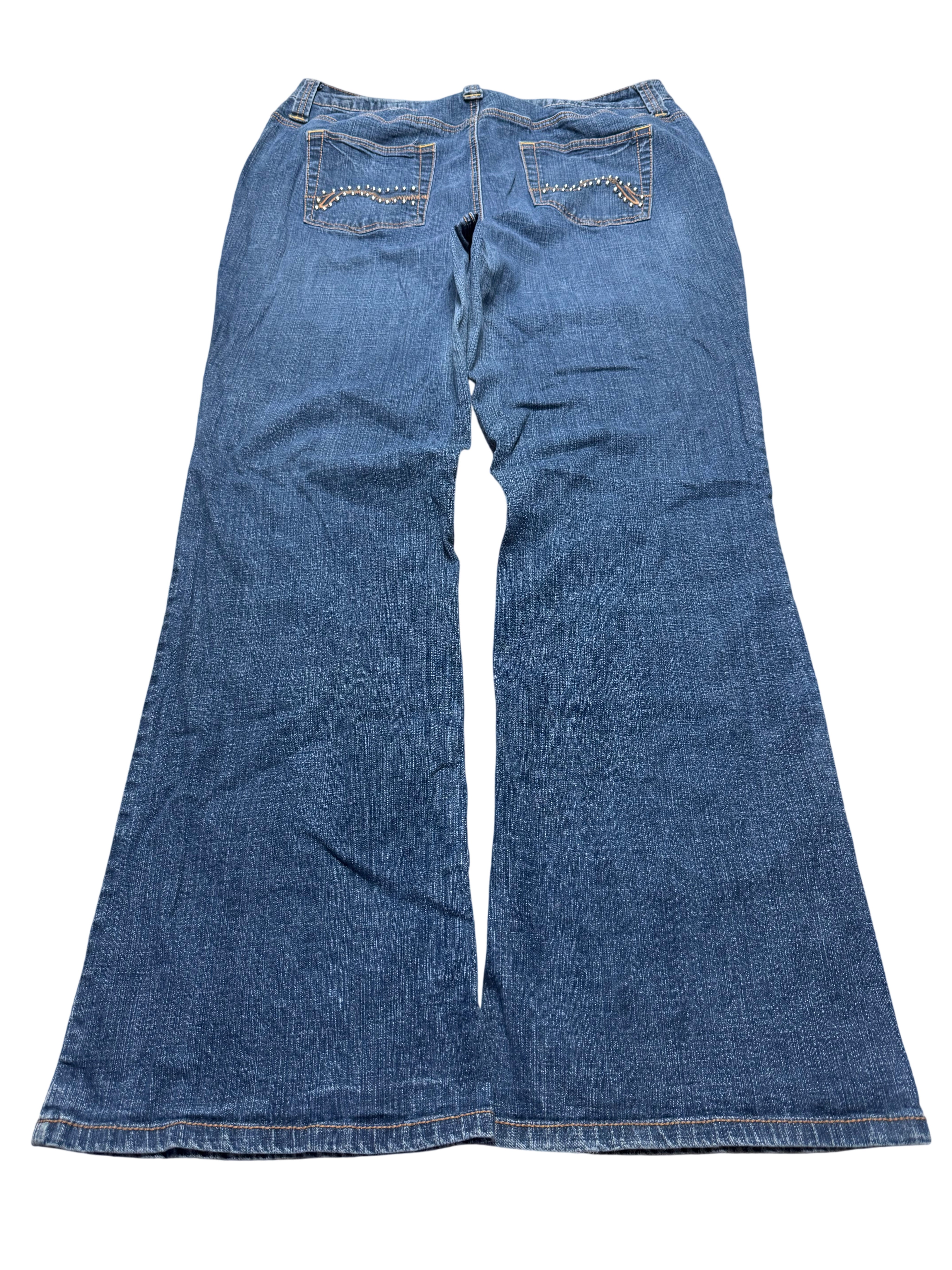 Y2K BOOTCUT WOMEN LOW WAIST JEANS (355)